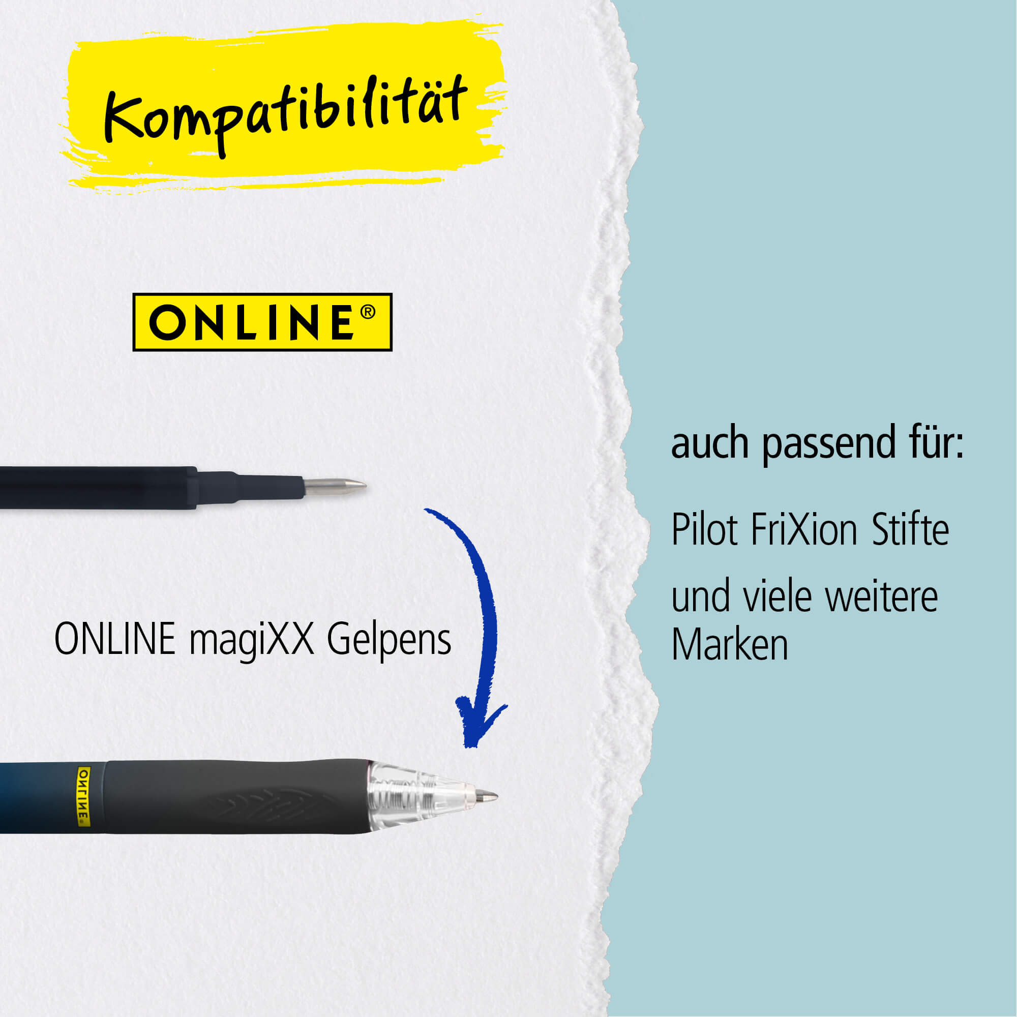 ONLINE Gelpen magiXX Design Fashion Boys, 3 Stk.