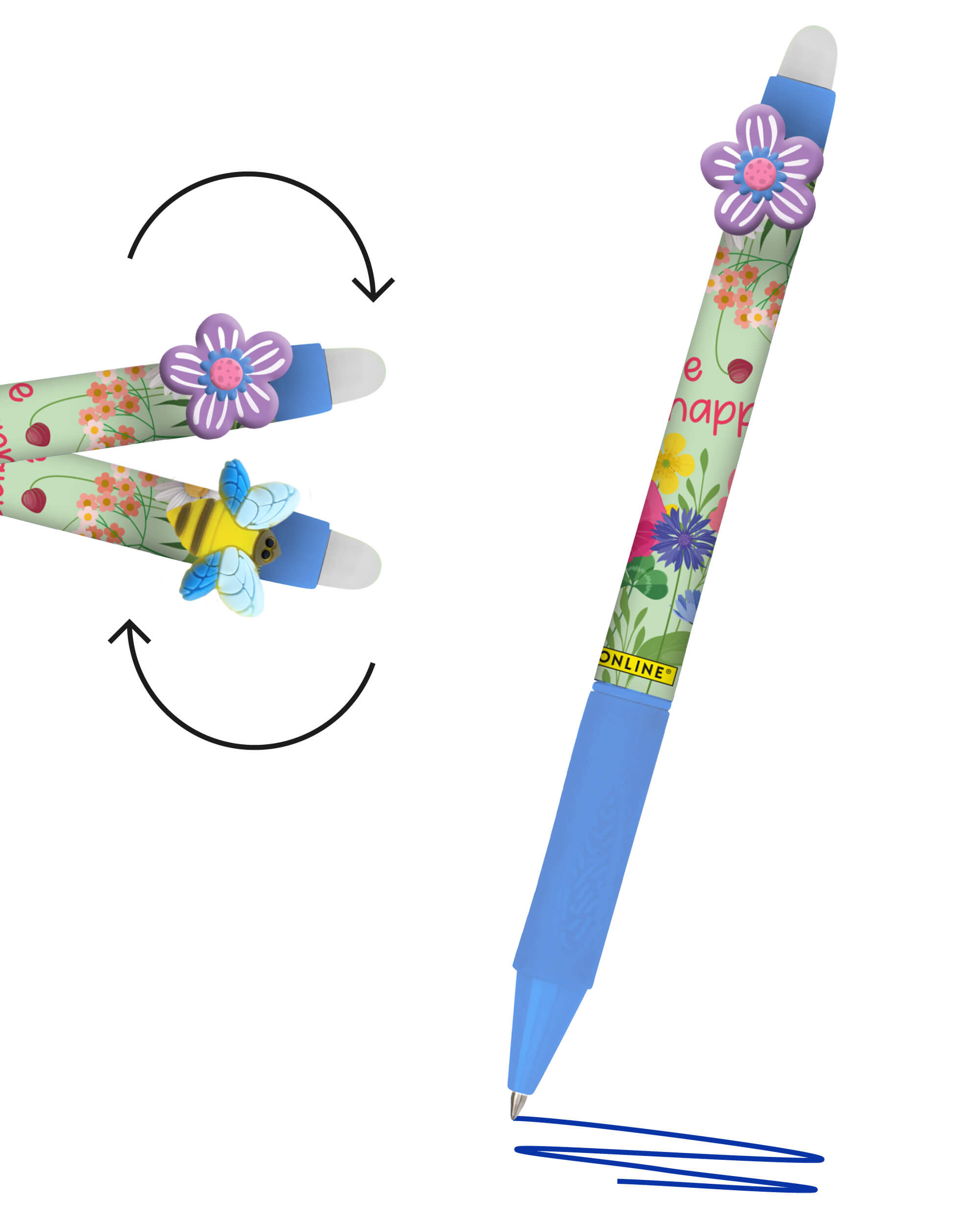 Radierbarer Gelschreiber magiXX Spin Flower