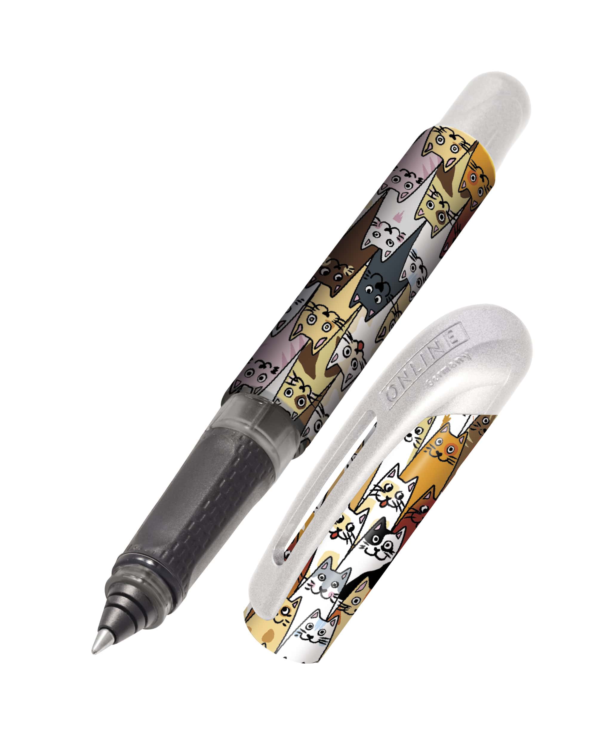 Ink-Rollerball College Fluffy Cats Der Tinten-Rollerball Fluffy Cats mit trendigem Katzen-Print