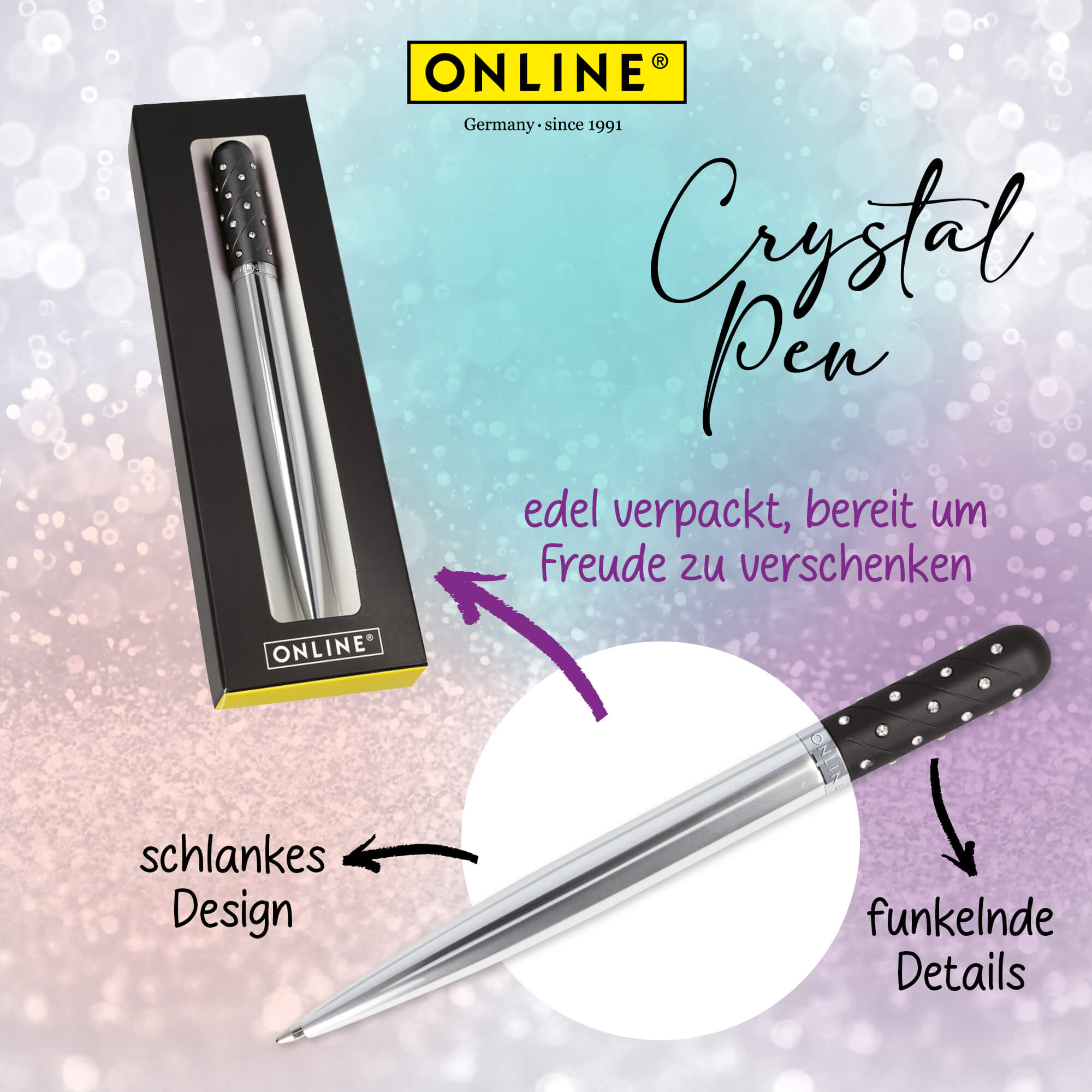 Crystal Pen Black