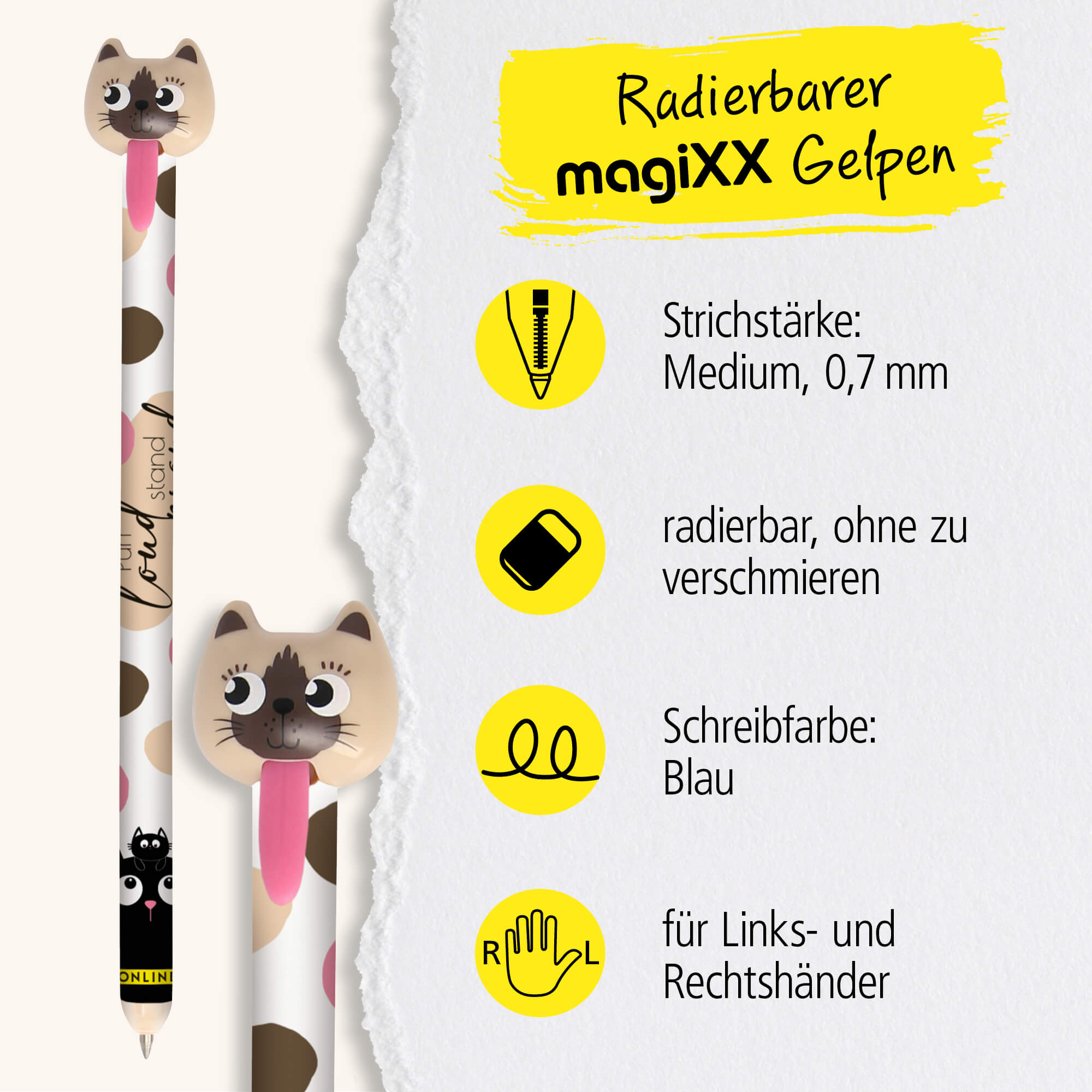 Gelschreiber magiXX Zip Loud´n Proud