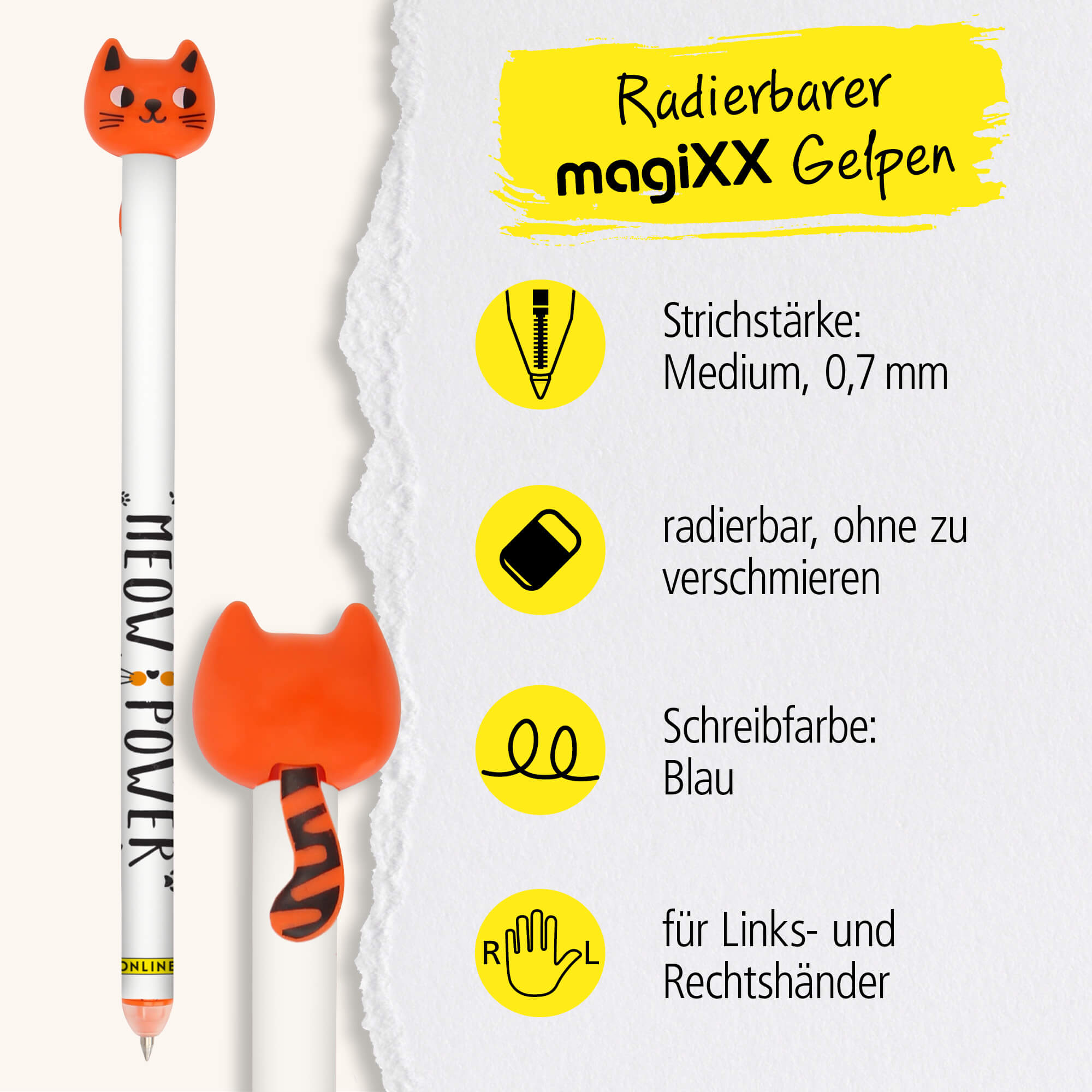 Gelschreiber magiXX Zip Meow Power