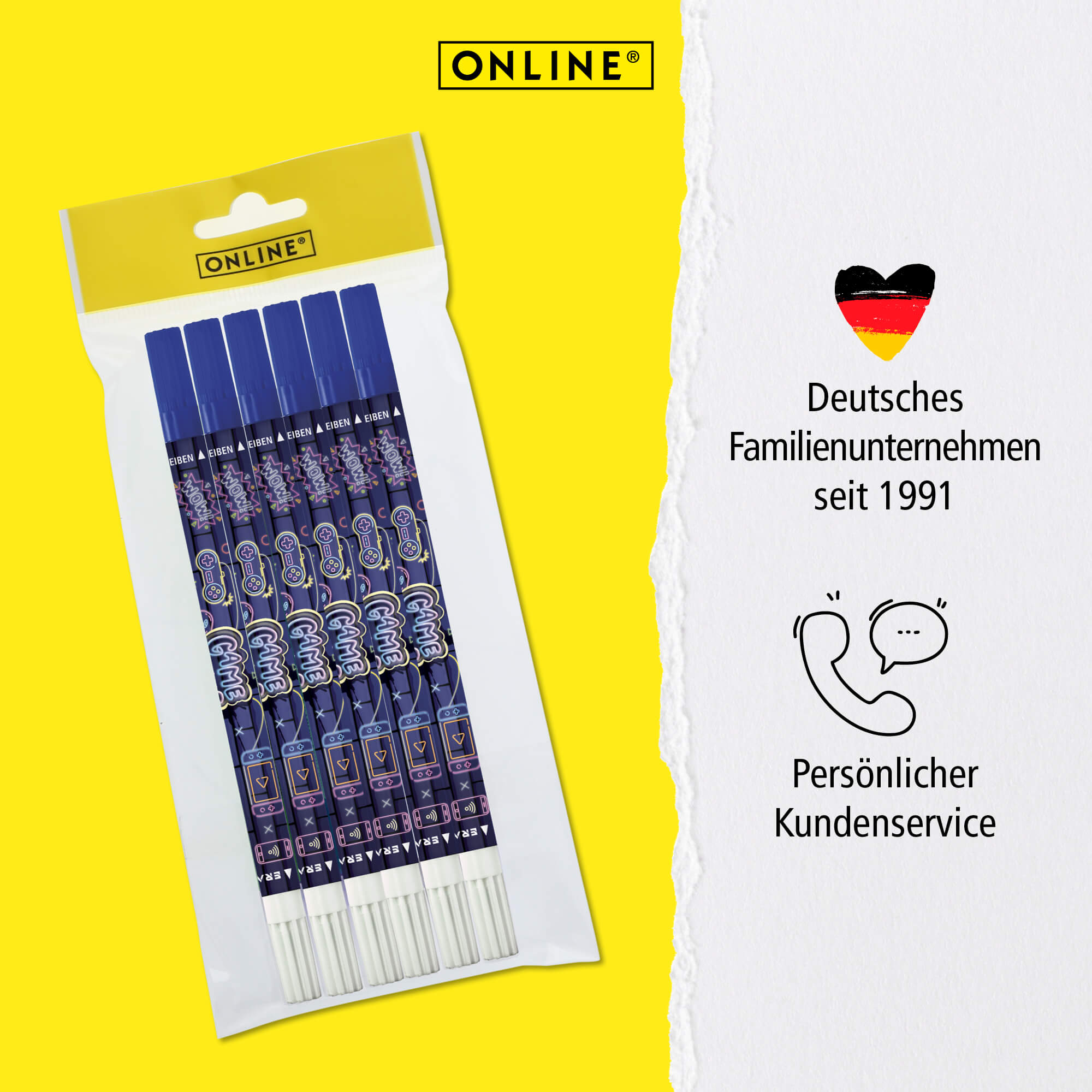 Vorteilspack Tintenlöscher Gaming, 6 Stück