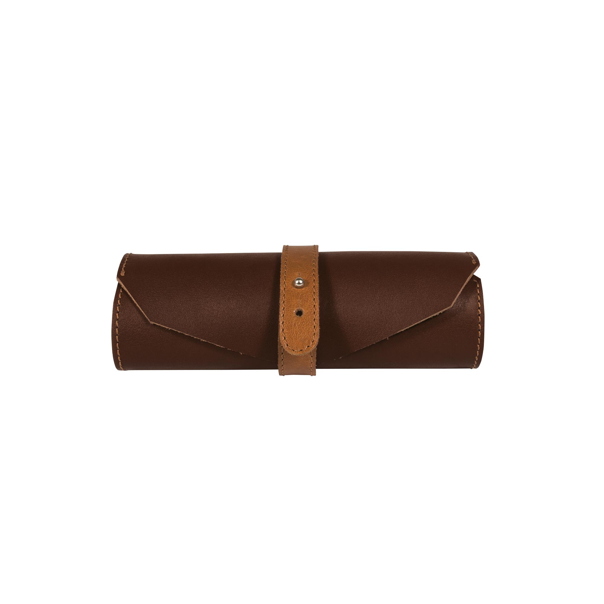 Leather Pen Roll Pouch