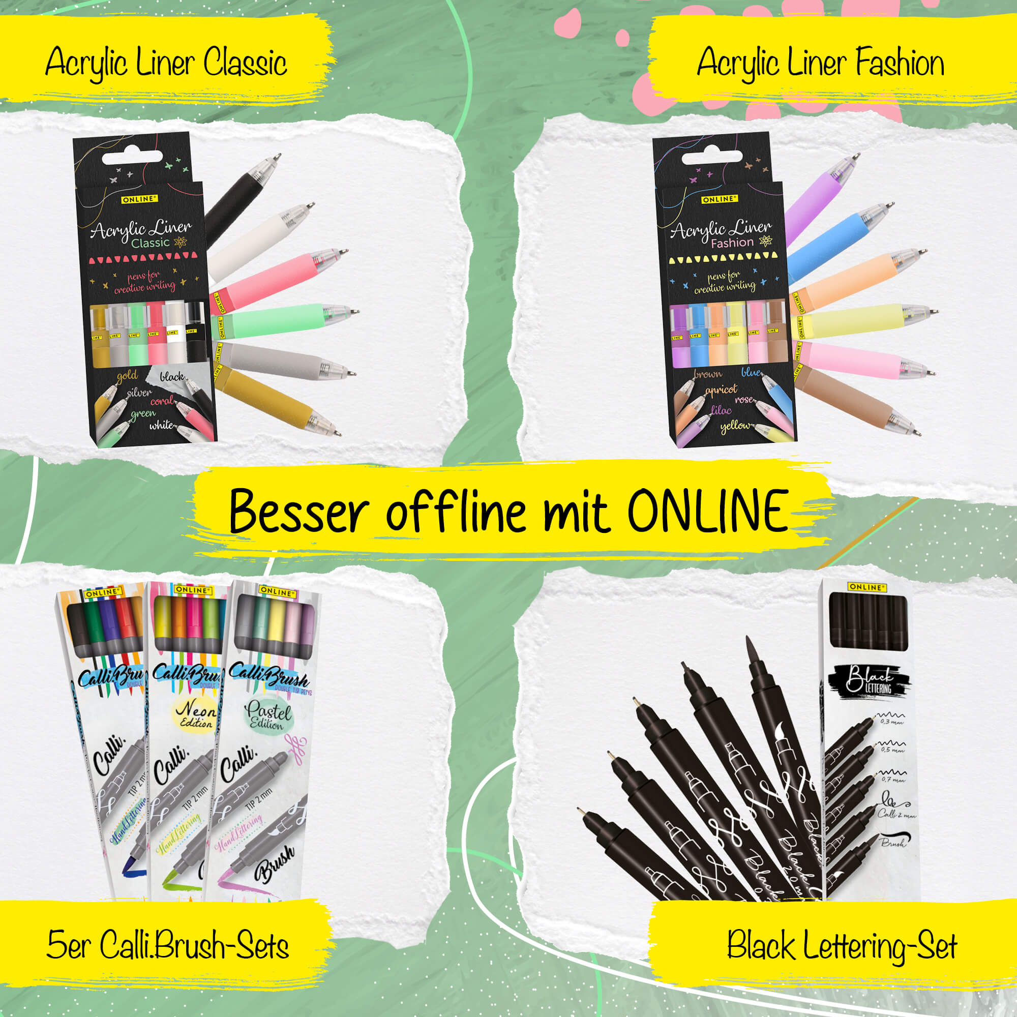 Acrylic Liner Green