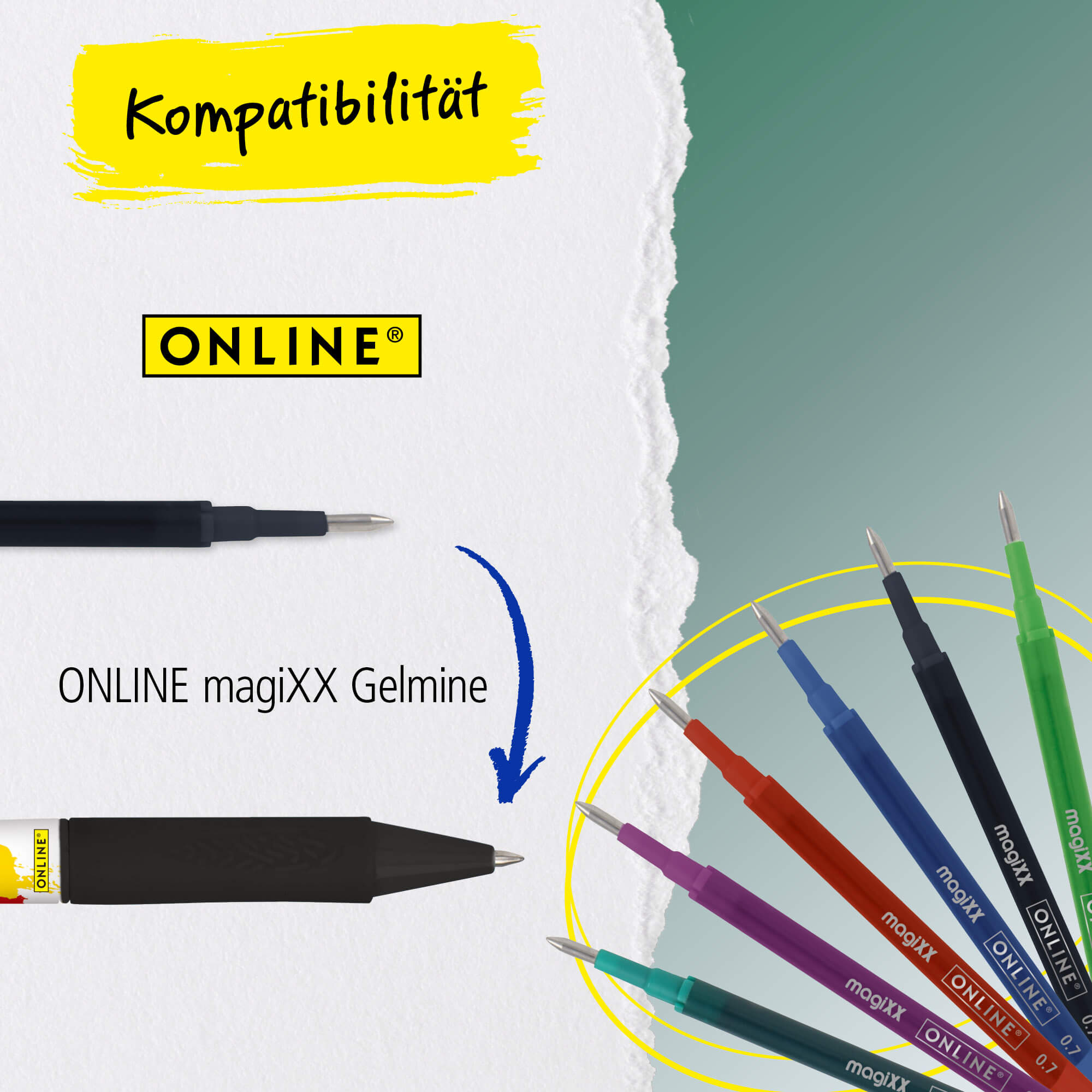 6er Pack Gelpen magiXX Fun Germany