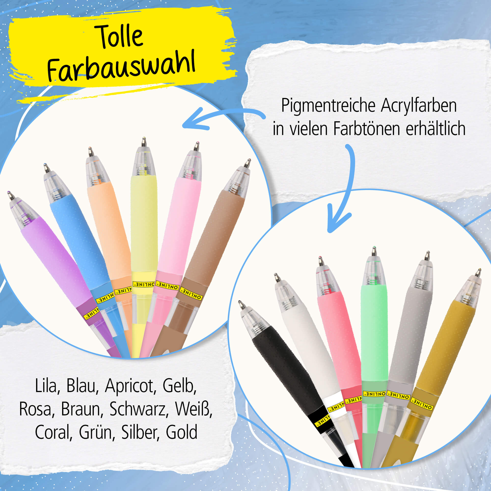 Acrylic Liner Blue