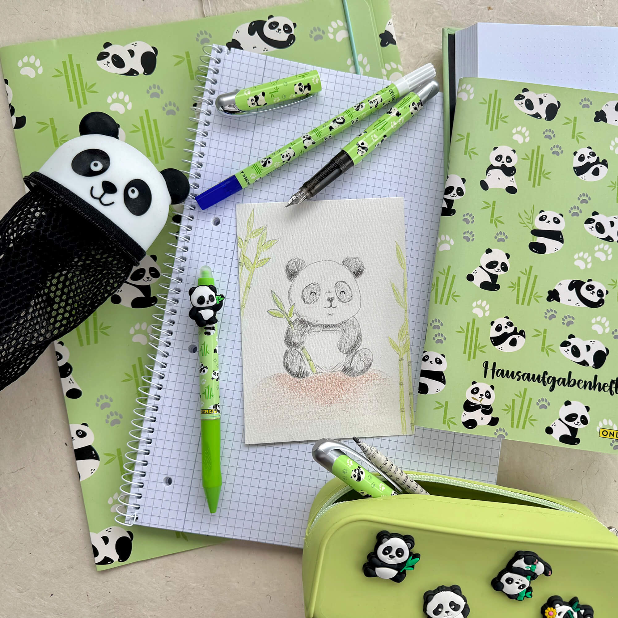 ONLINE Schlamperetui Panda Zip