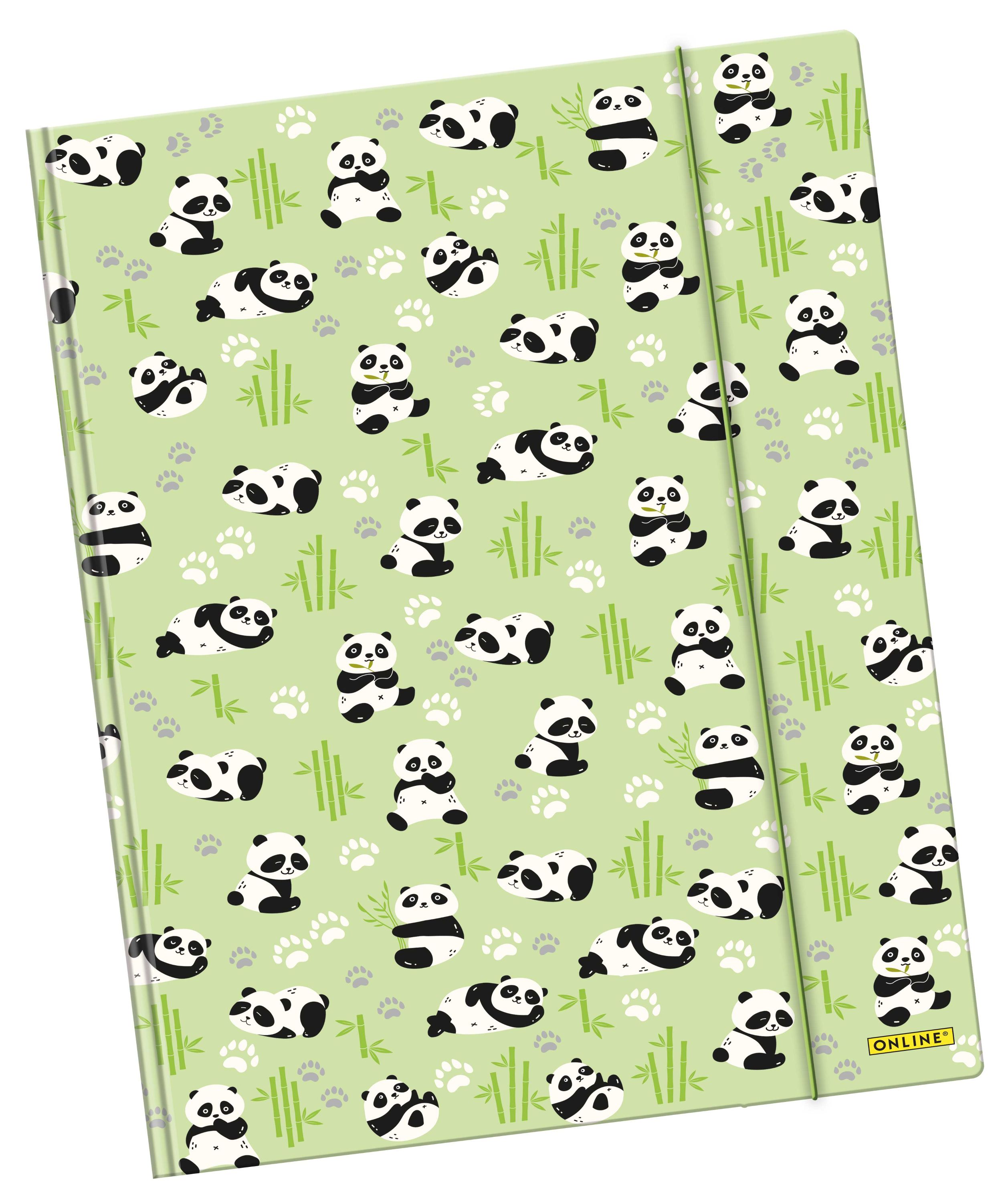 Gummizugmappe DIN A3 Panda