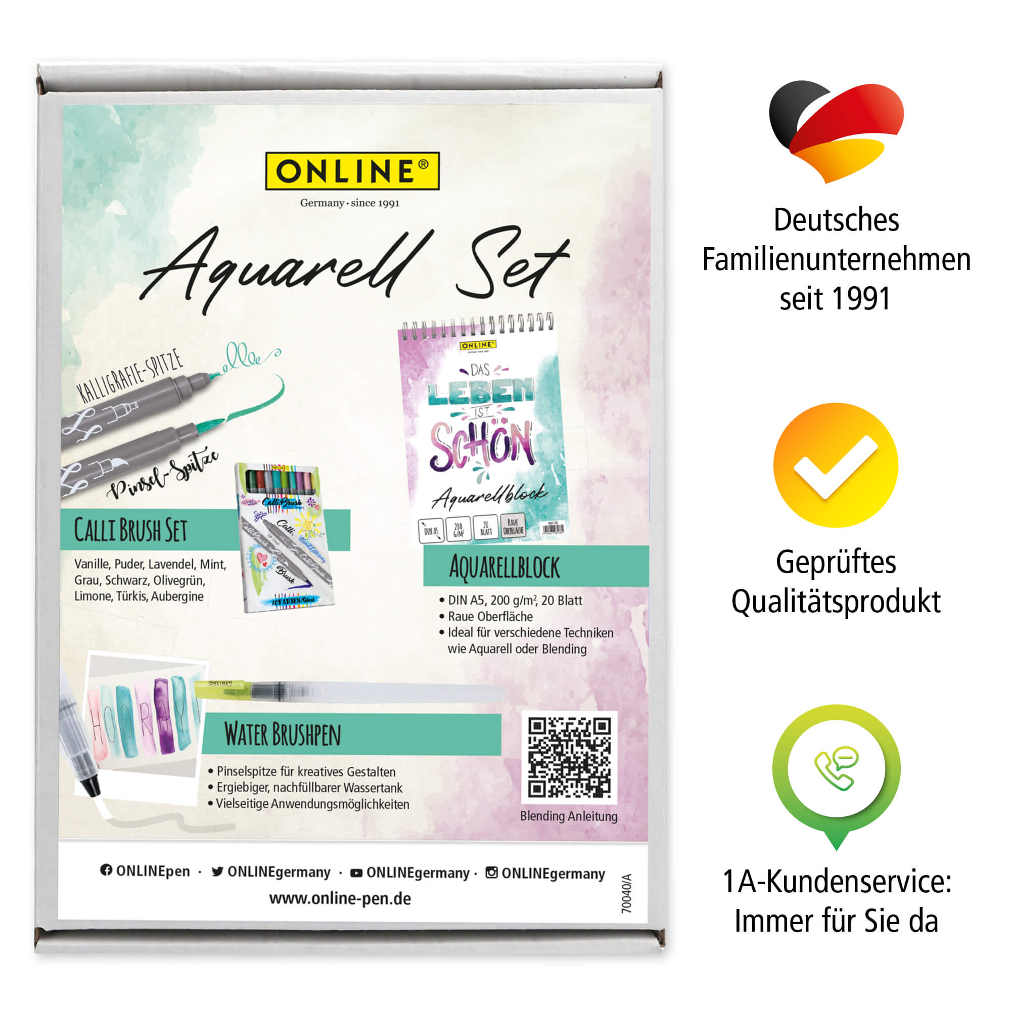 Watercolour & Blending Set Watercolour & Blending Set