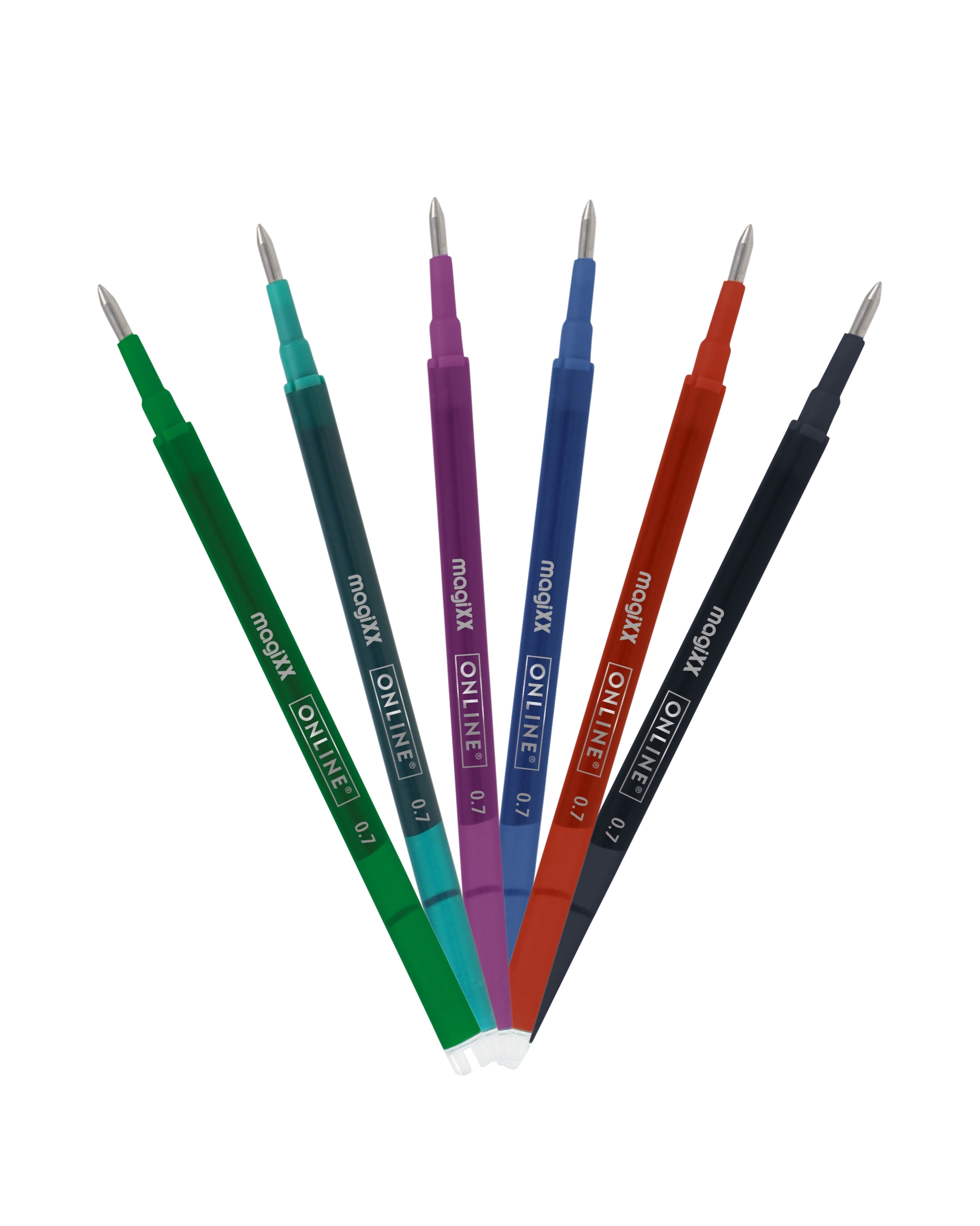 ONLINE Refills for MagiXX Gel-Pens ONLINE Ersatzminen für ONLINE MagiXX Gelschreiber