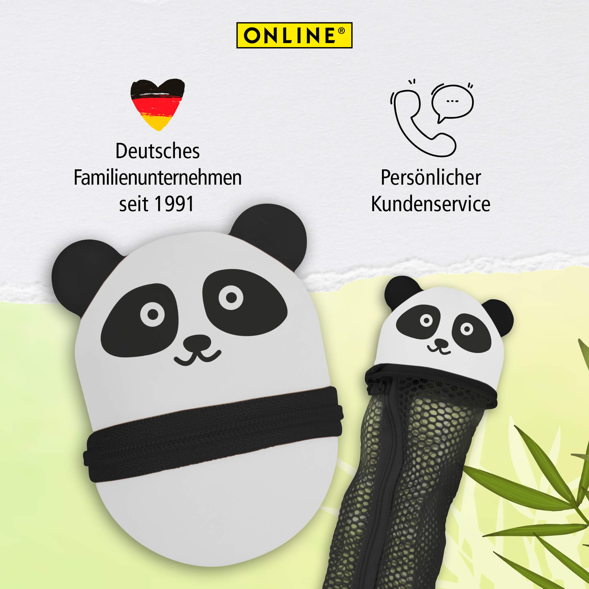 ONLINE Schlamperetui Panda Zip