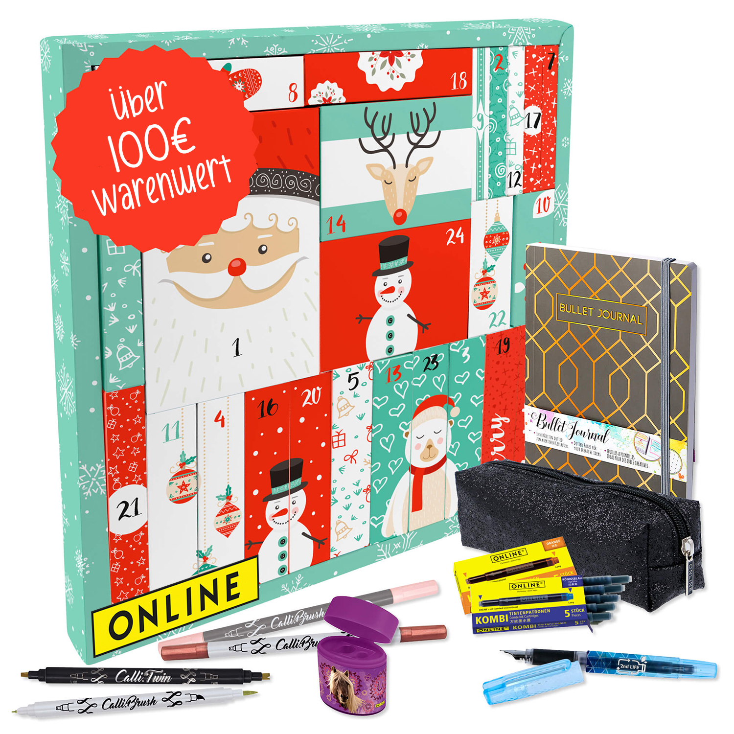 Christmas Calendar Bullet Journal 2023