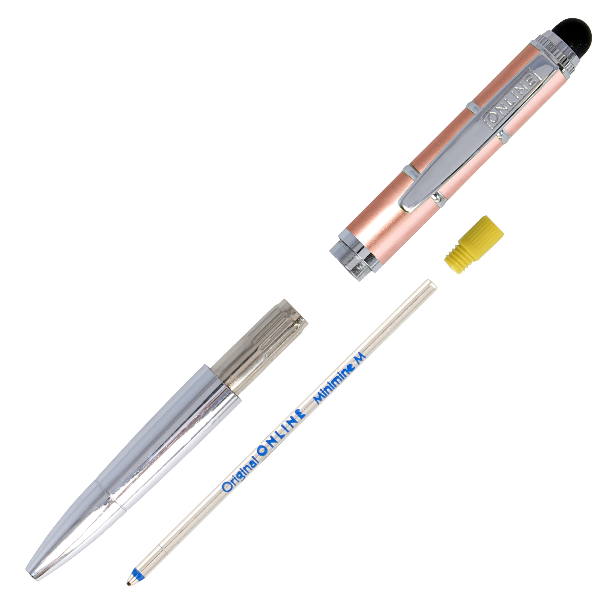Online Piccolo Drehkugelschreiber Mit Stylus – Turquoise, 11 Cm, Mit D1-Mine & Touchscreen-Bedienung