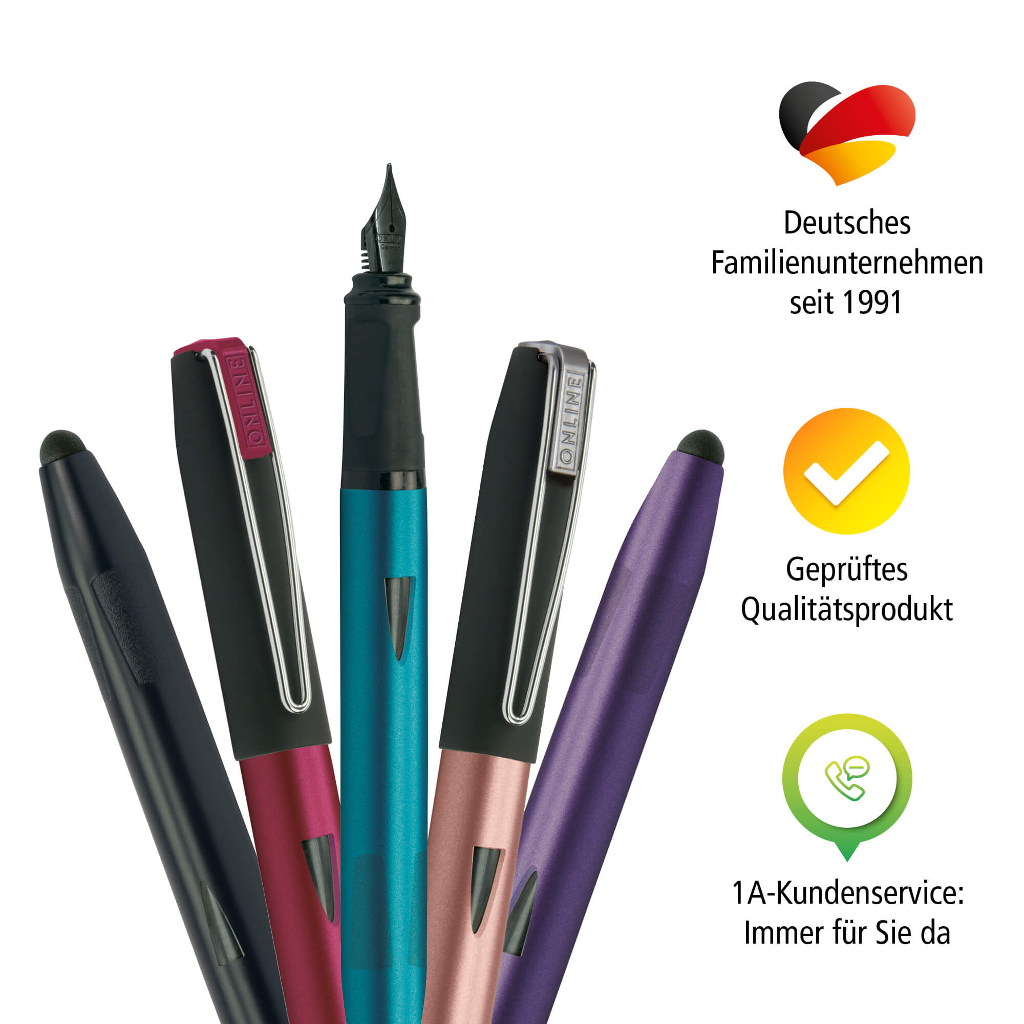 Fountain Pen Switch Plus Petrol, nib F (fine)