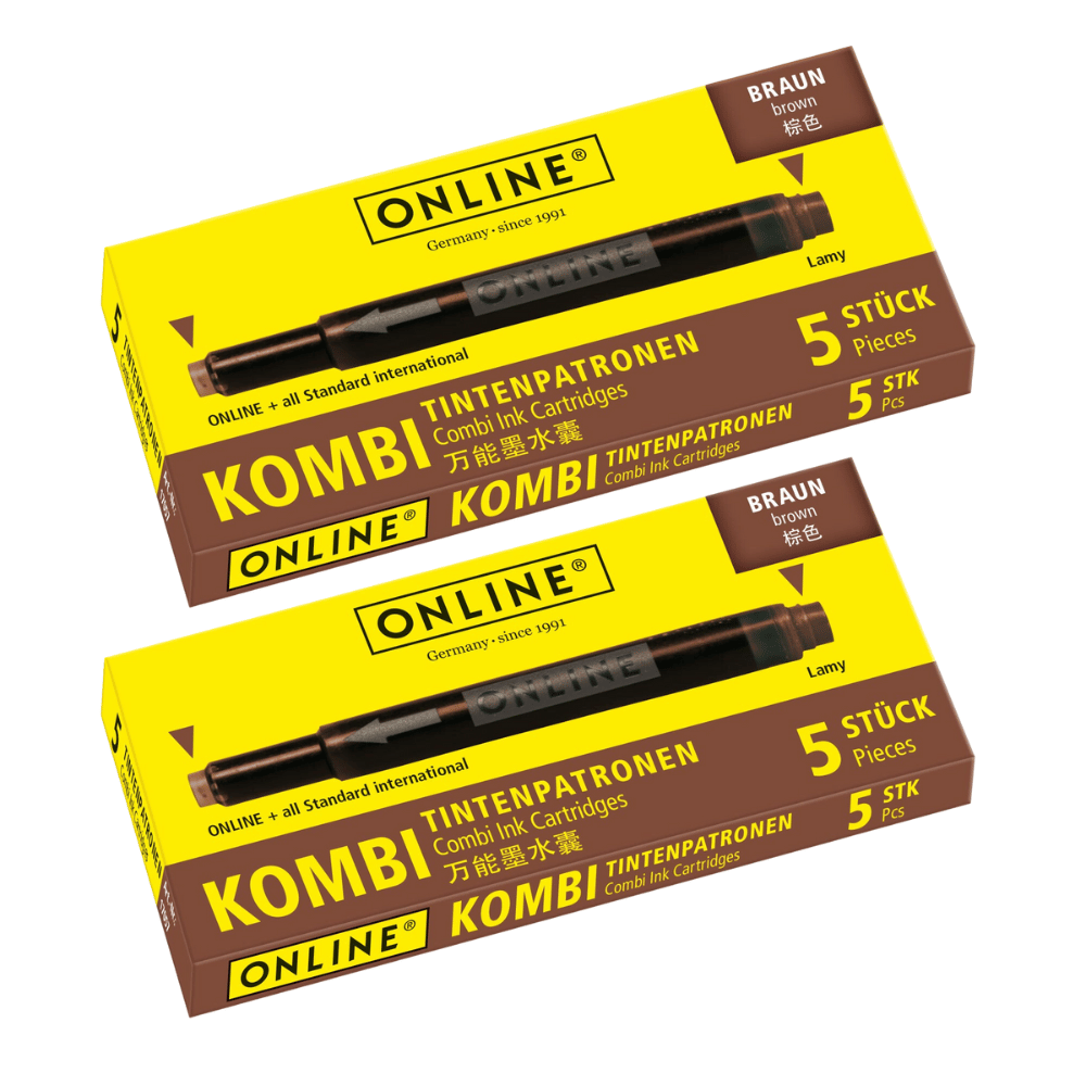 Combi Ink Cartridge Tintenpatrone Füller braun Online