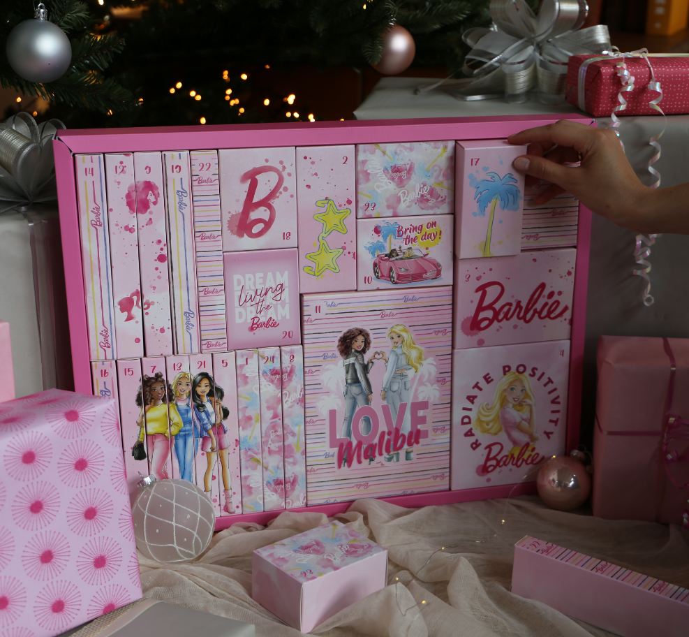 ONLINE Advent Calendar Barbie, creative calendar for girls & boys with more than 25 Barbie items