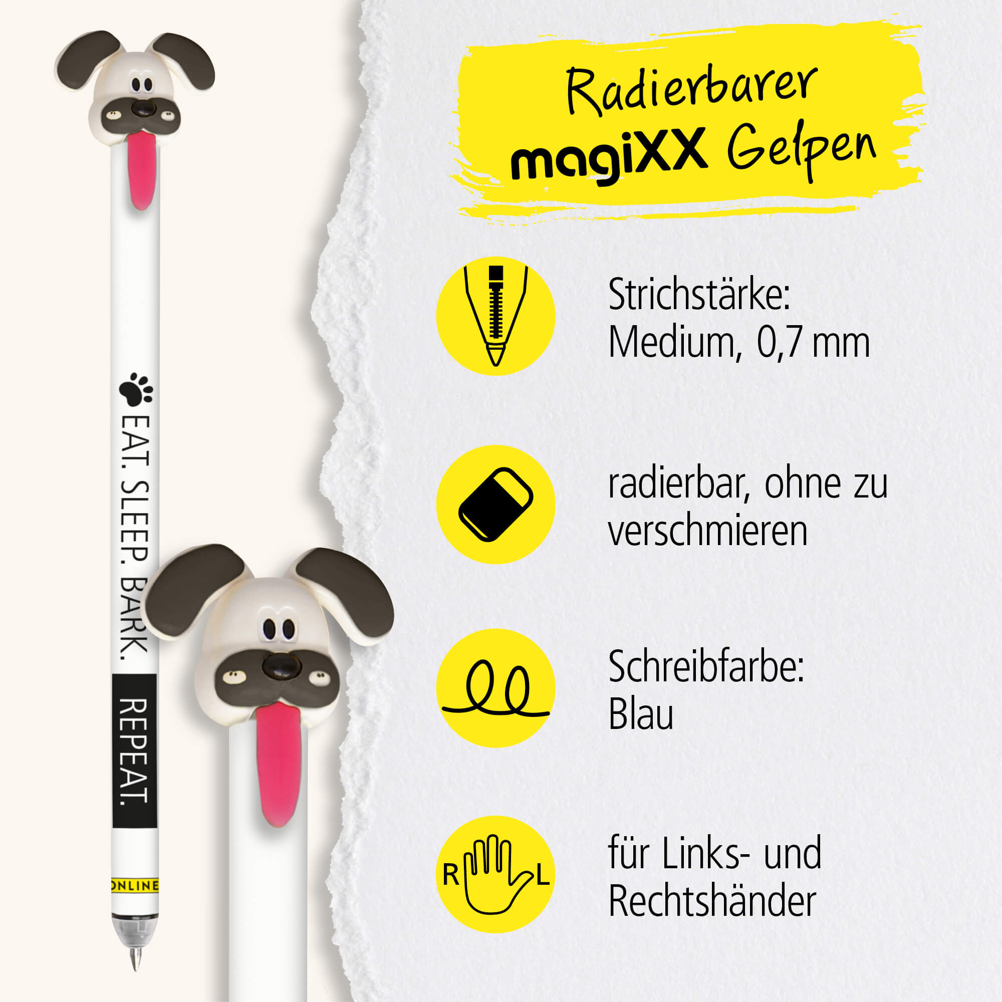 Gelschreiber magiXX Zip Dog Life
