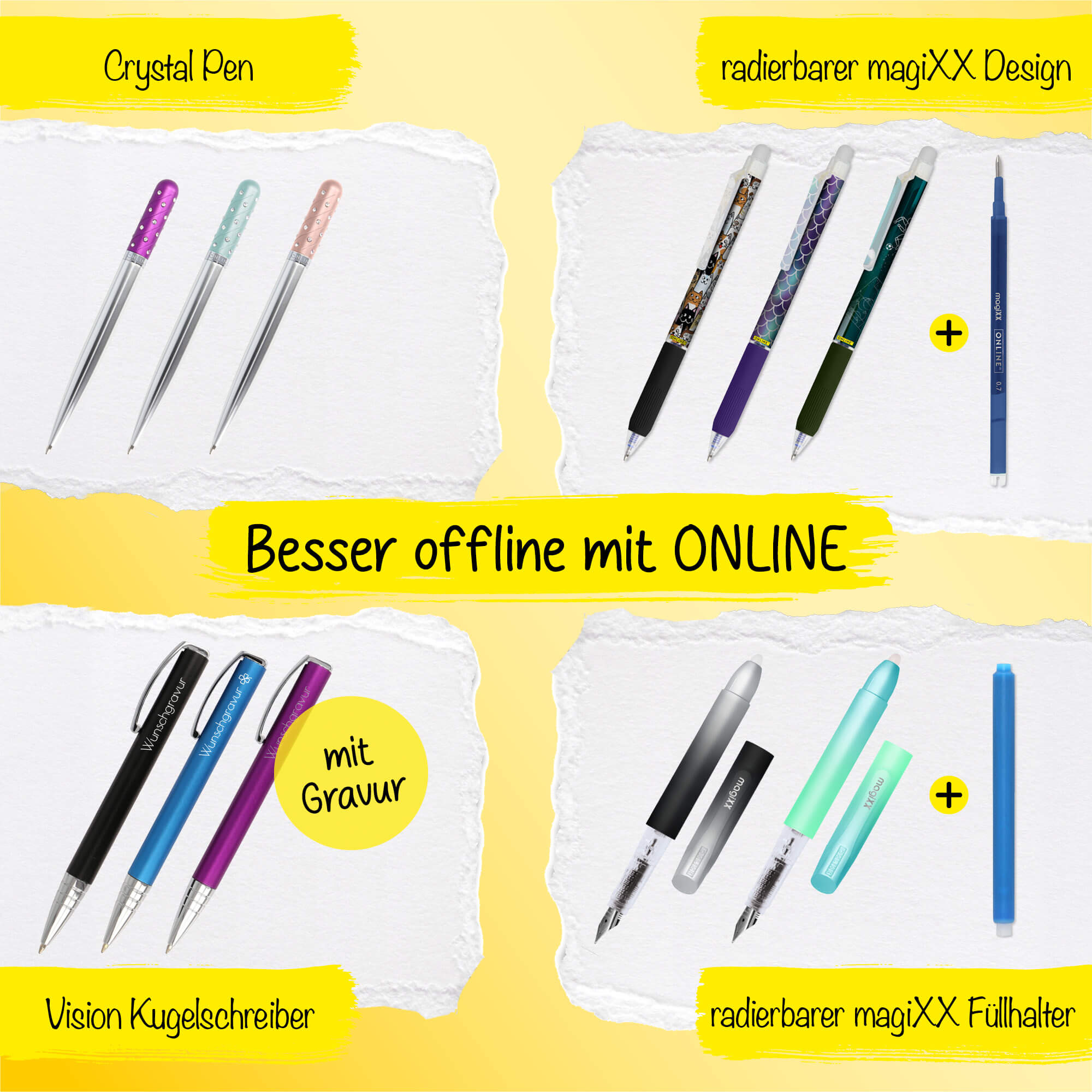 Kugelschreiber Mini Portemonnaie