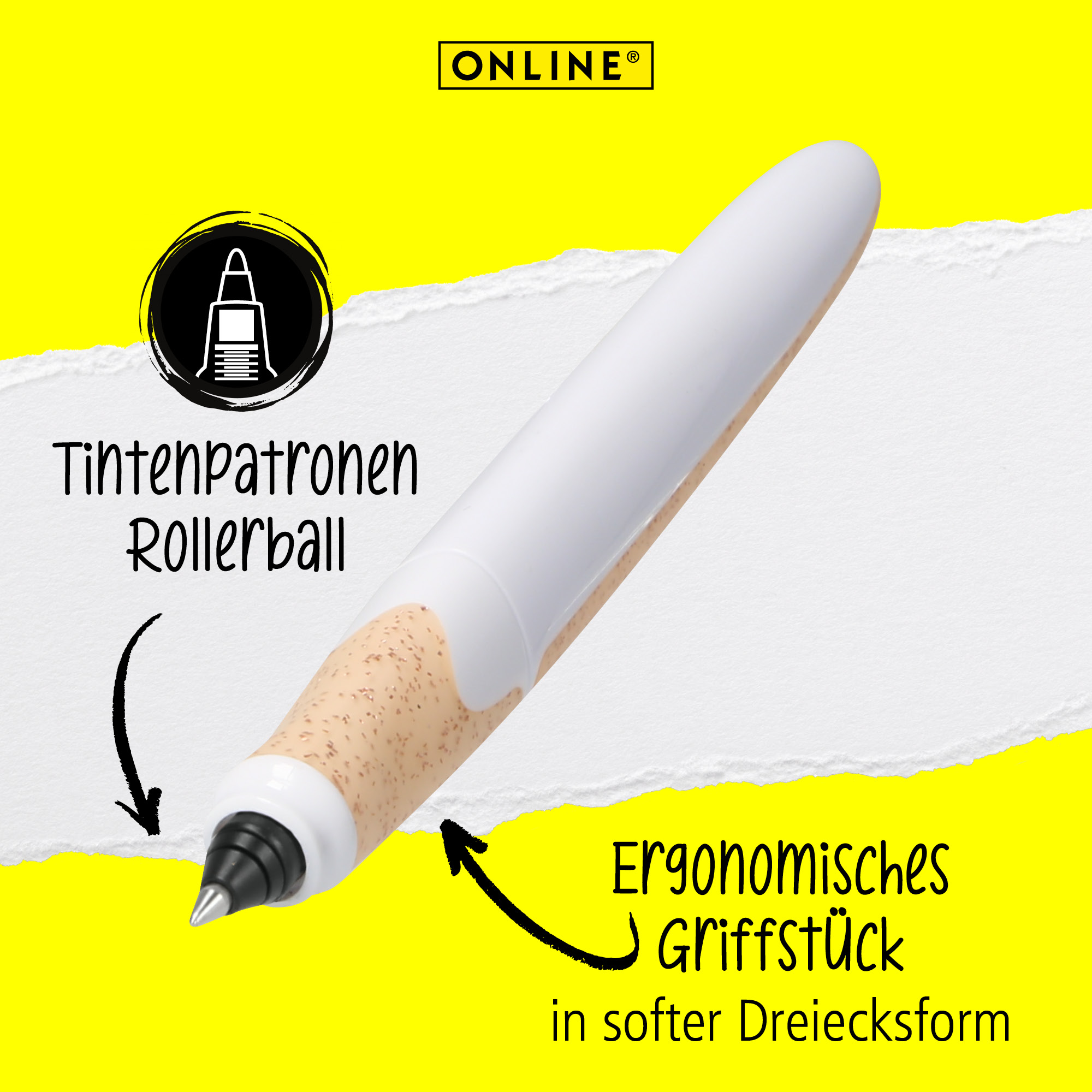 Tintenpatronen-Rollerball Air White Rose