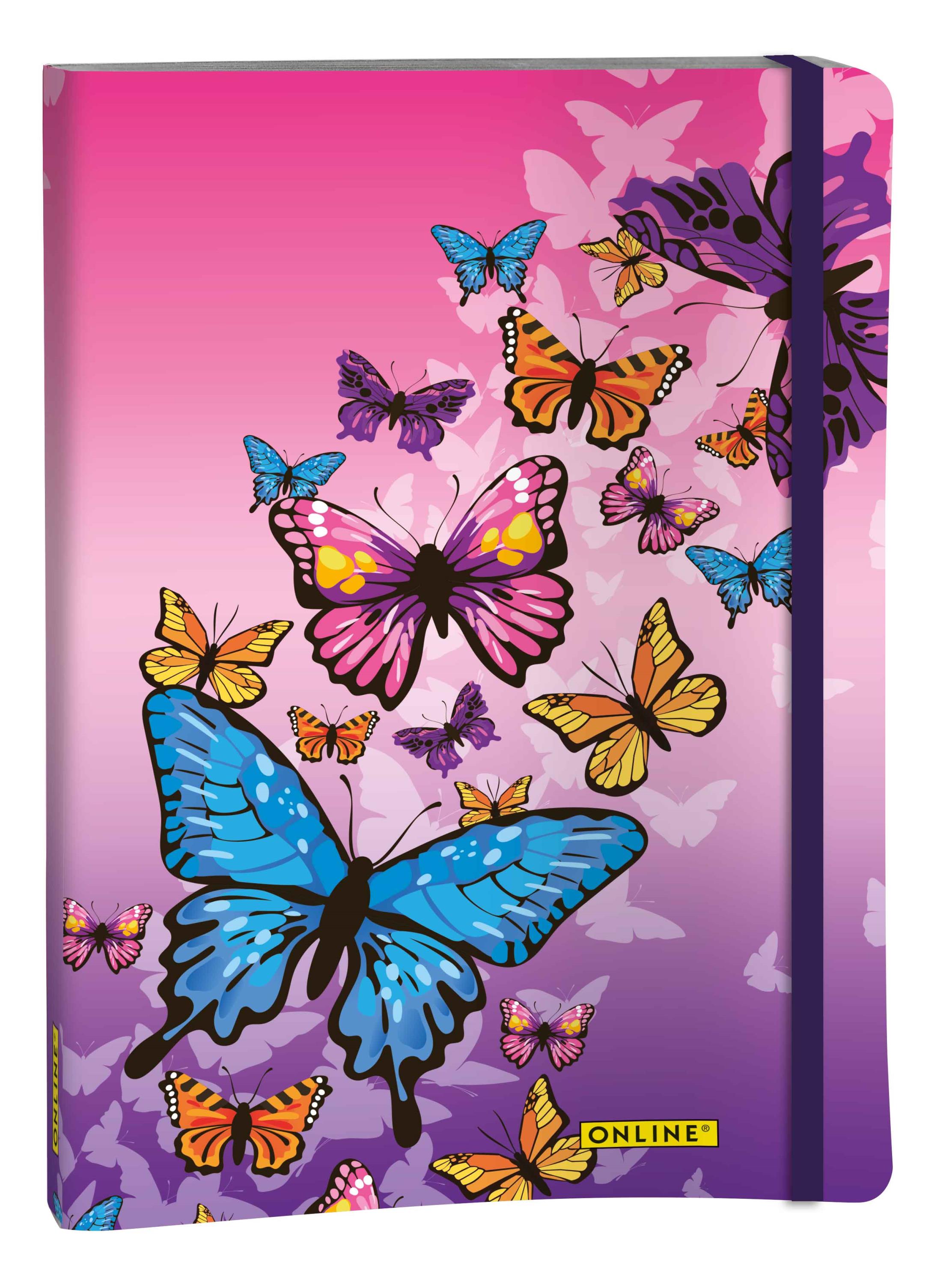 Bullet Journal Butterfly, Dotted Notebook with Soft Cover, DIN A5, 120g/m² FSC paper, 144 pages Bullet Journal Butterfly, Dotted Notebook with Soft Cover, DIN A5, 120g/m² FSC paper, 144 pages