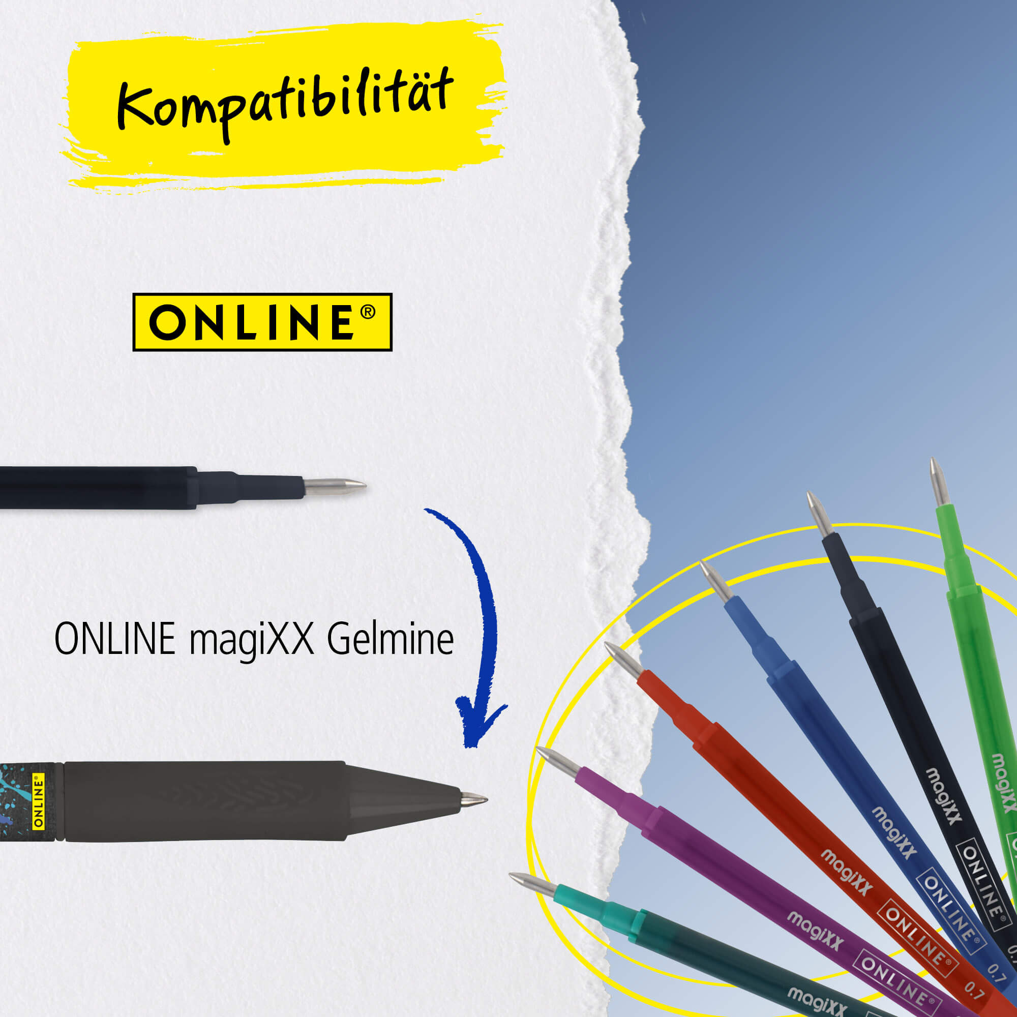 6er Pack Gelpen magiXX Boys gemischt