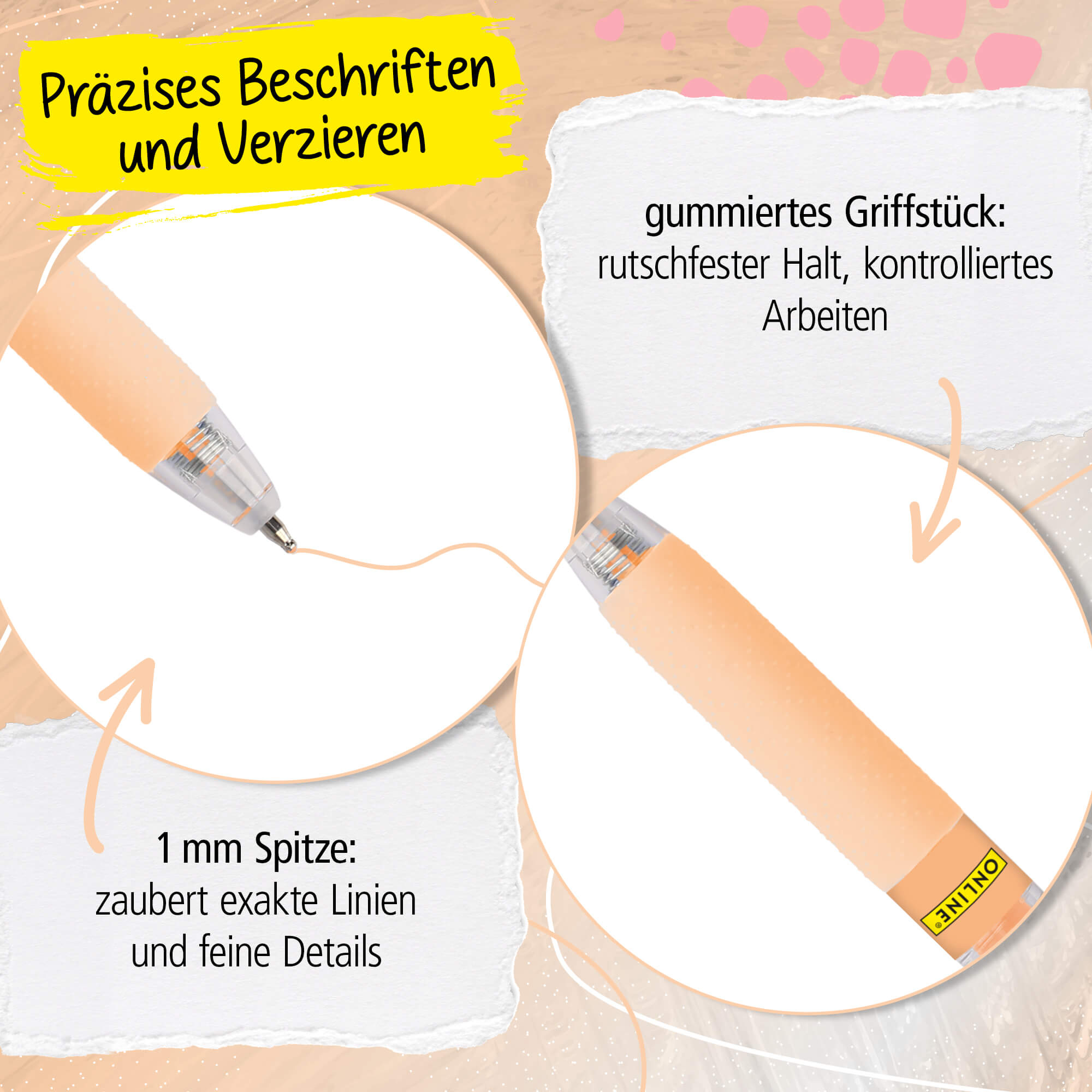 Acrylic Liner Apricot