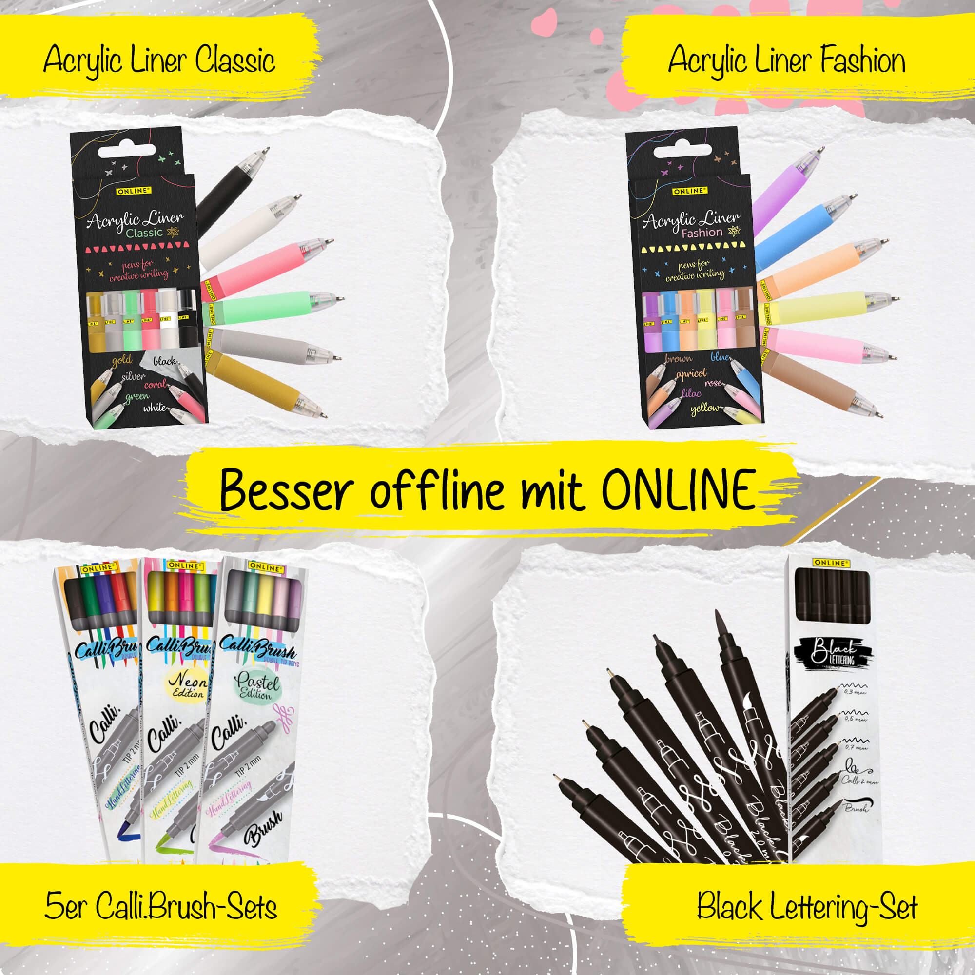 Acrylic Liner Silver