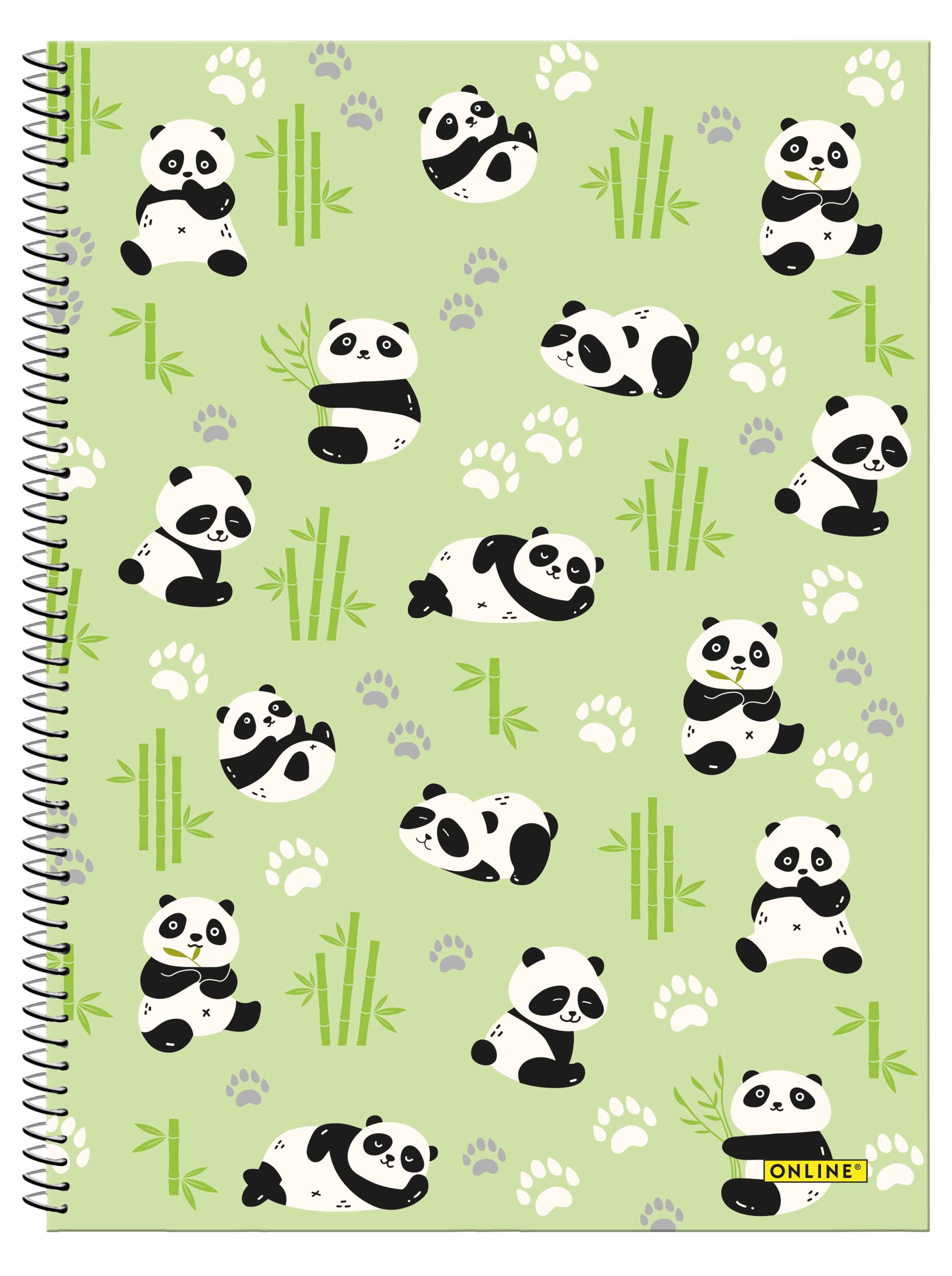 Collegeblock A4 Panda
