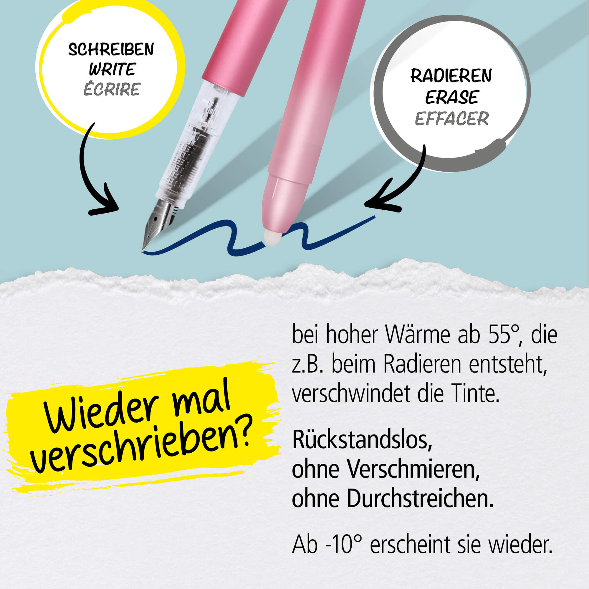 Radierbarer Füller ONLINE magiXX Sweet Love Radierbarer Füller ONLINE magiXX Sweet Love