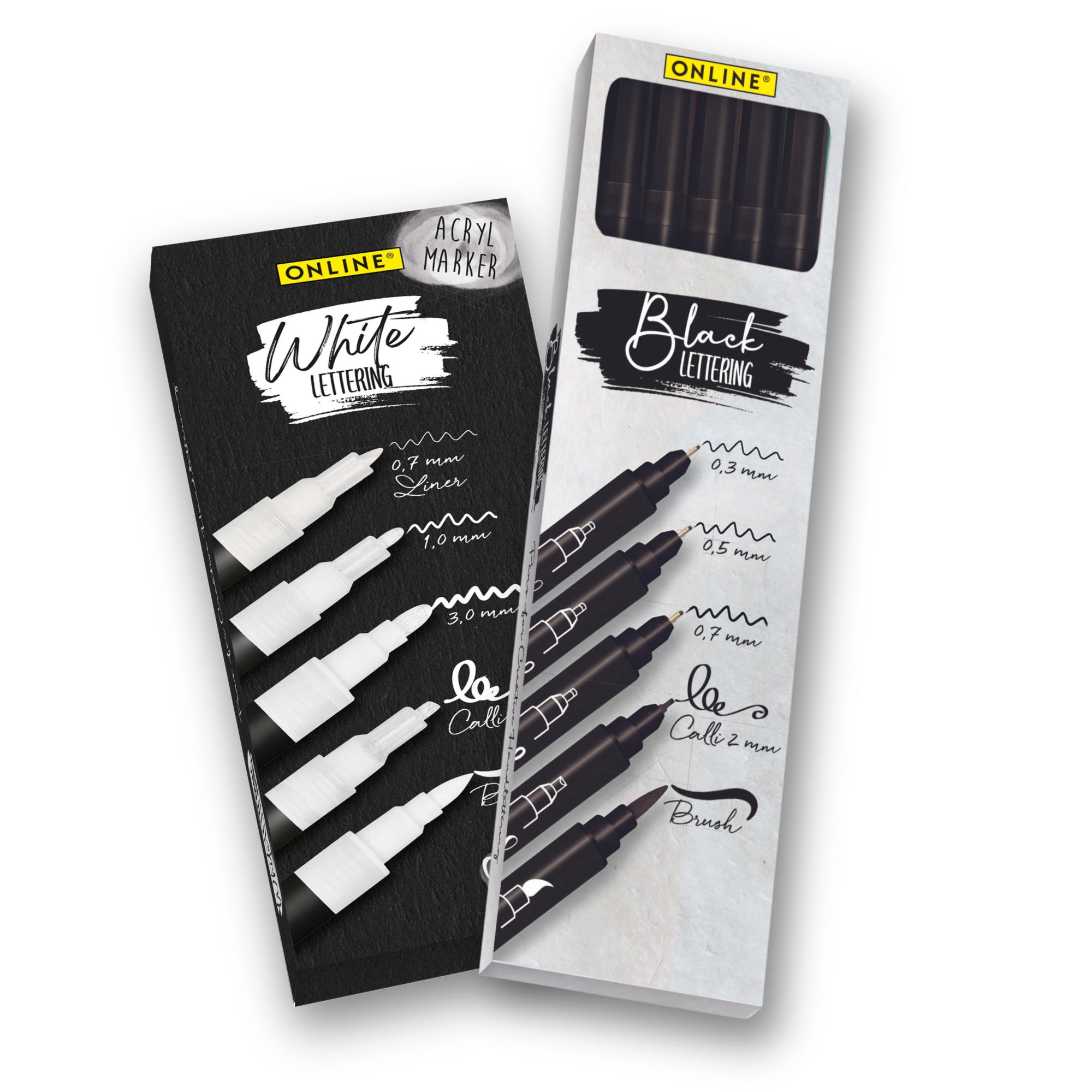 Black- und White-Lettering Black- und White-Lettering