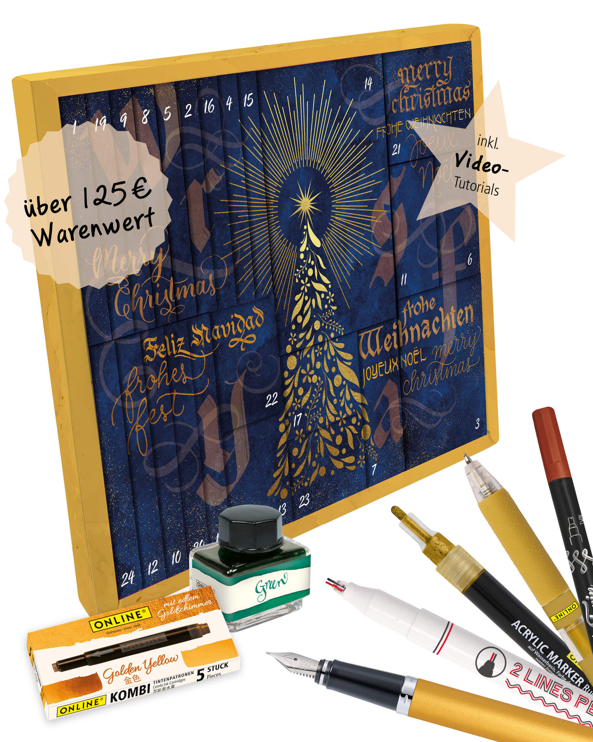 ONLINE Advent Calendar Calligraphy 2025