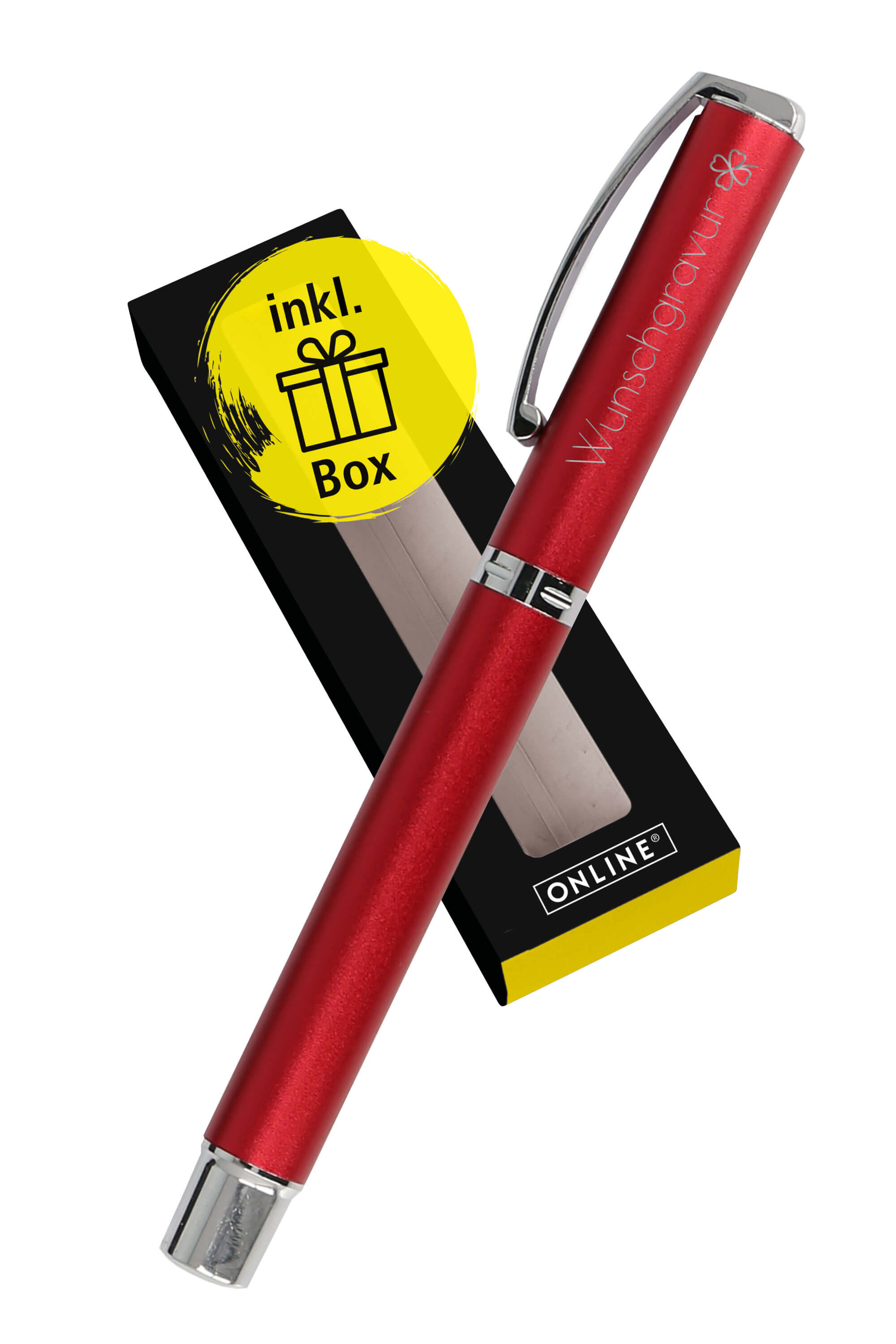 Füllhalter Vision Wild Berry, personalisiert mit Gravur