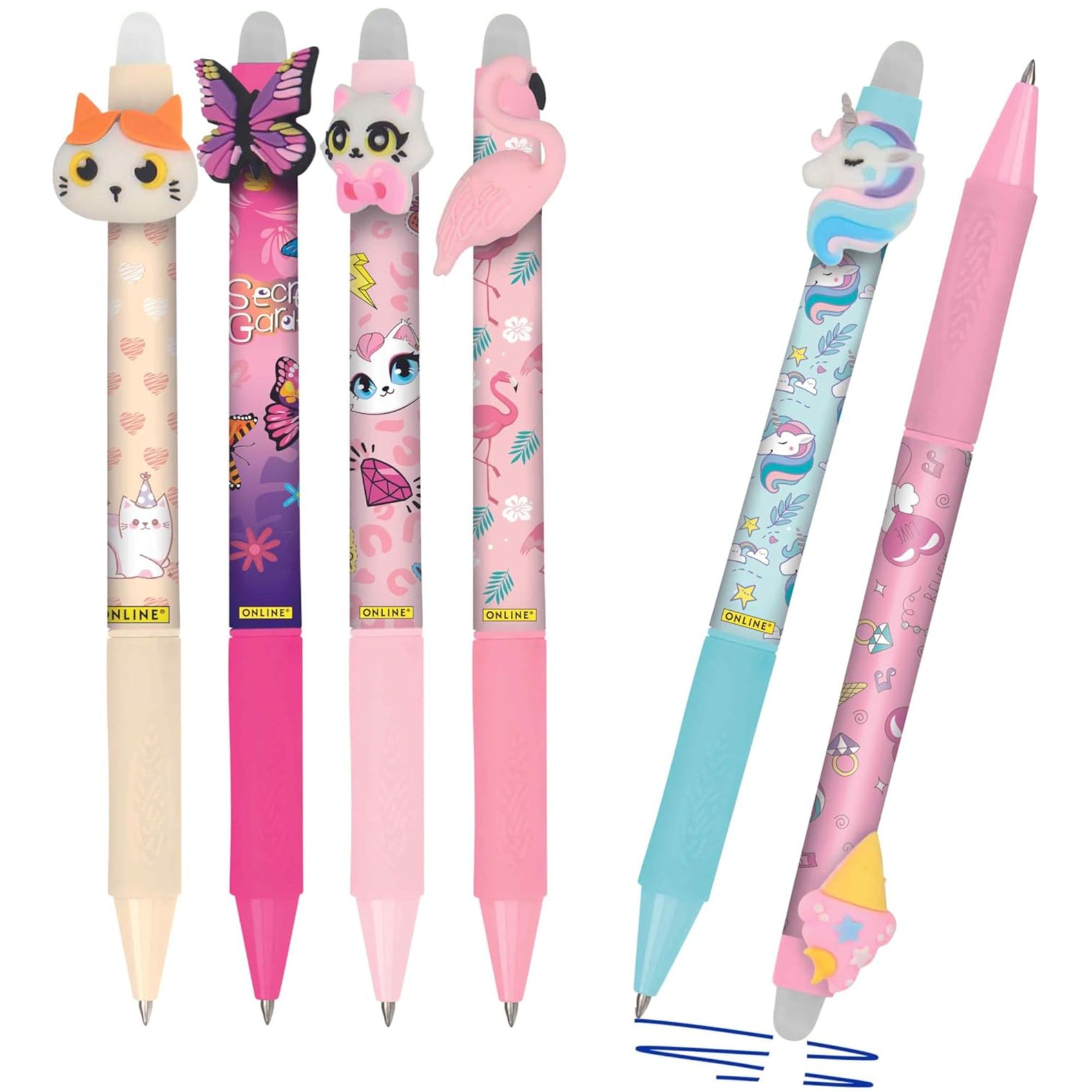 Erasable Gelpen ONLINE magiXX Fun Girls, 6 pcs. Erasable Gelpen ONLINE magiXX Fun Girls, 6 pcs.