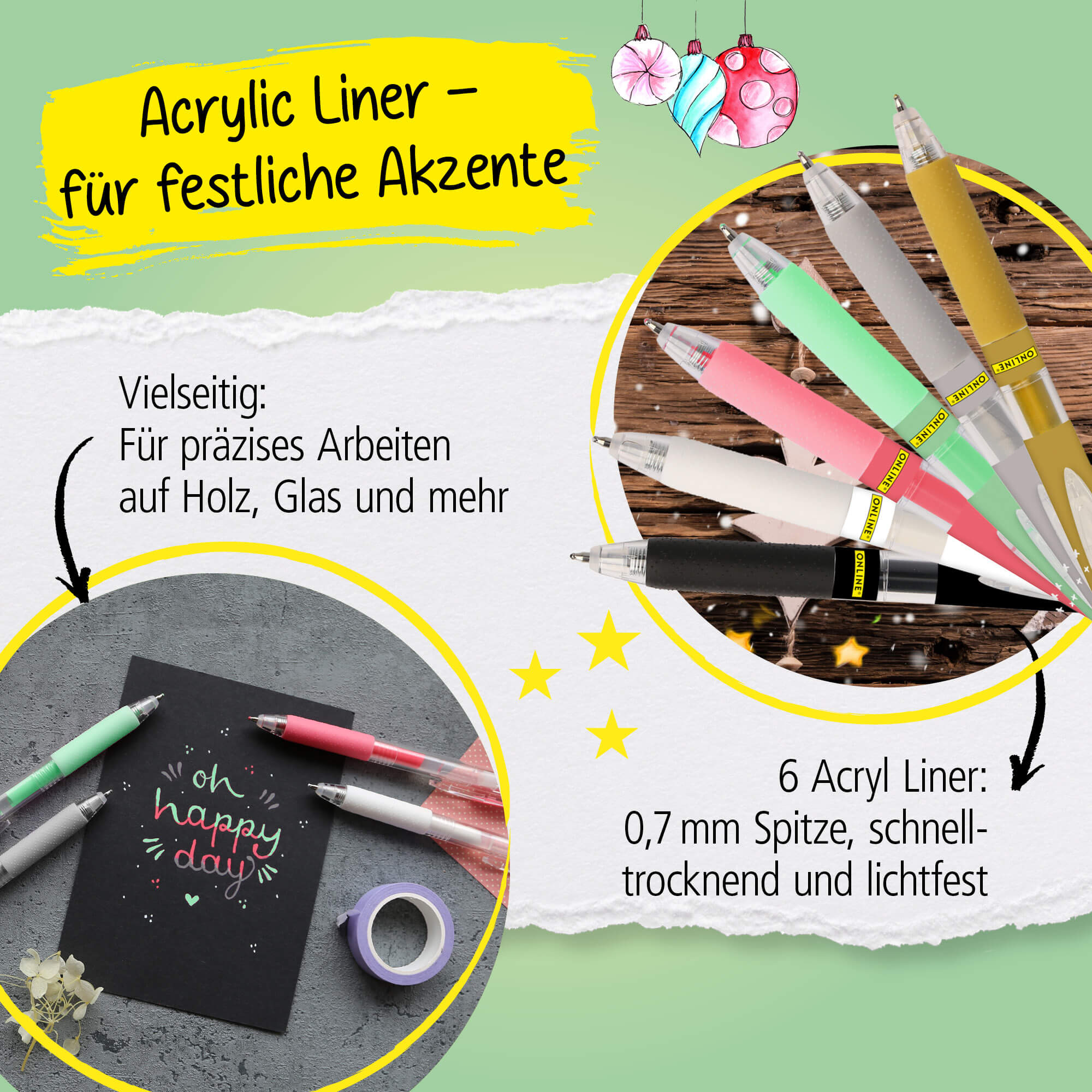 ONLINE Christmas Lettering Set