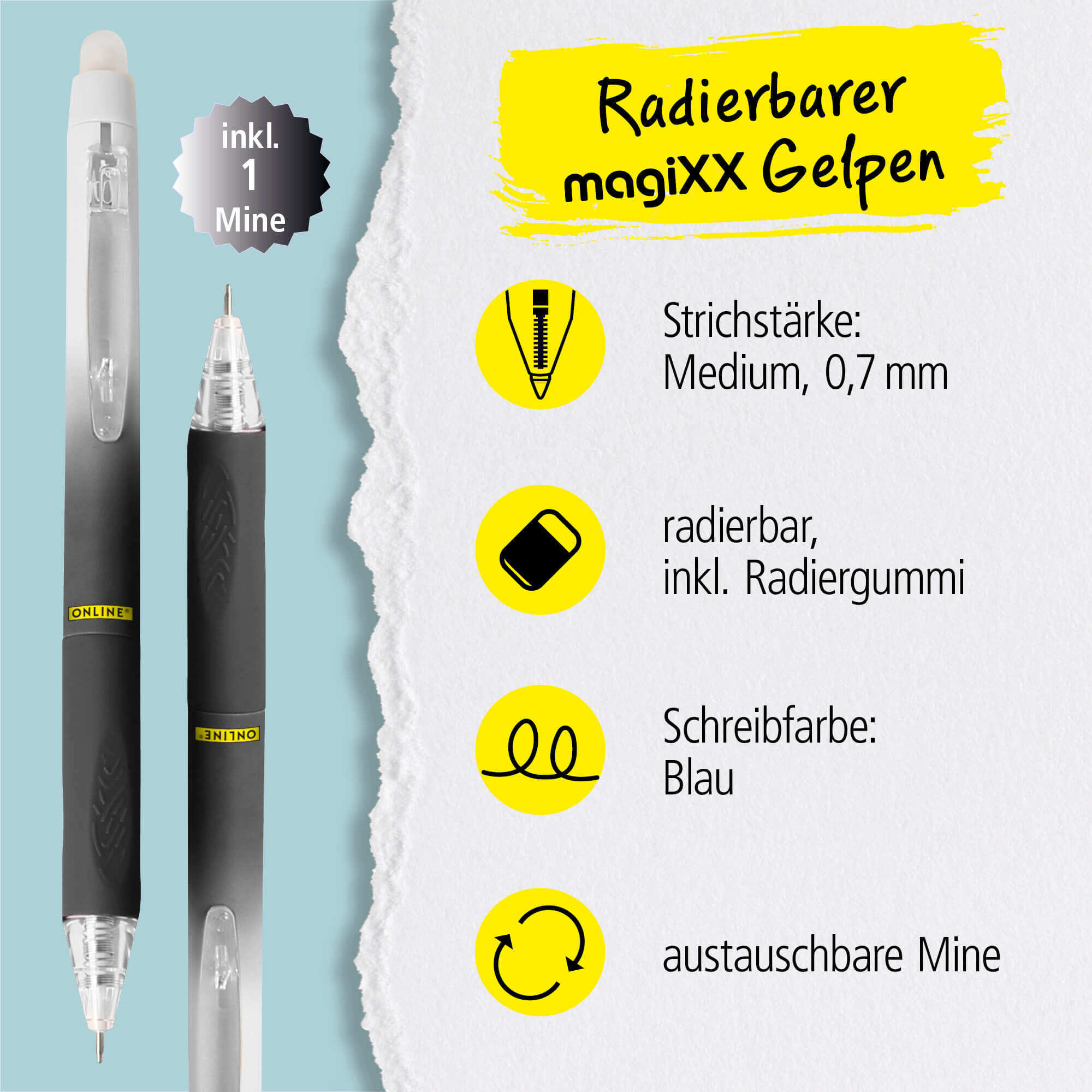 Gelschreiber magiXX Design Shadow Sky