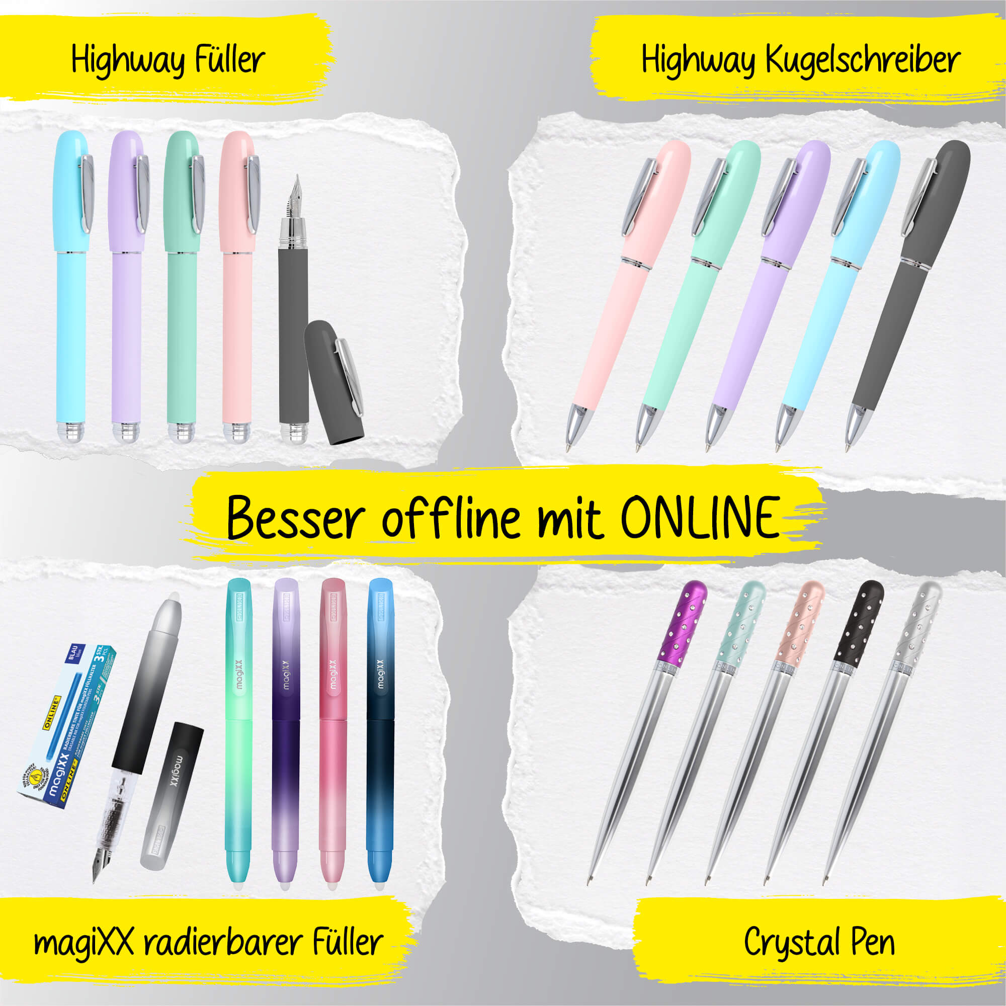 Kugelschreiber Highway Rose