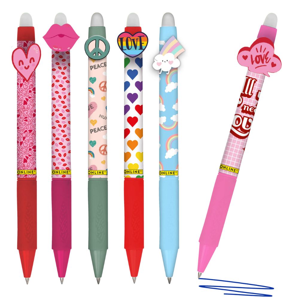Erasable Gelpen ONLINE magiXX Fun Animals, 6 pcs. magiXX Fun Radierbarer Gelpen