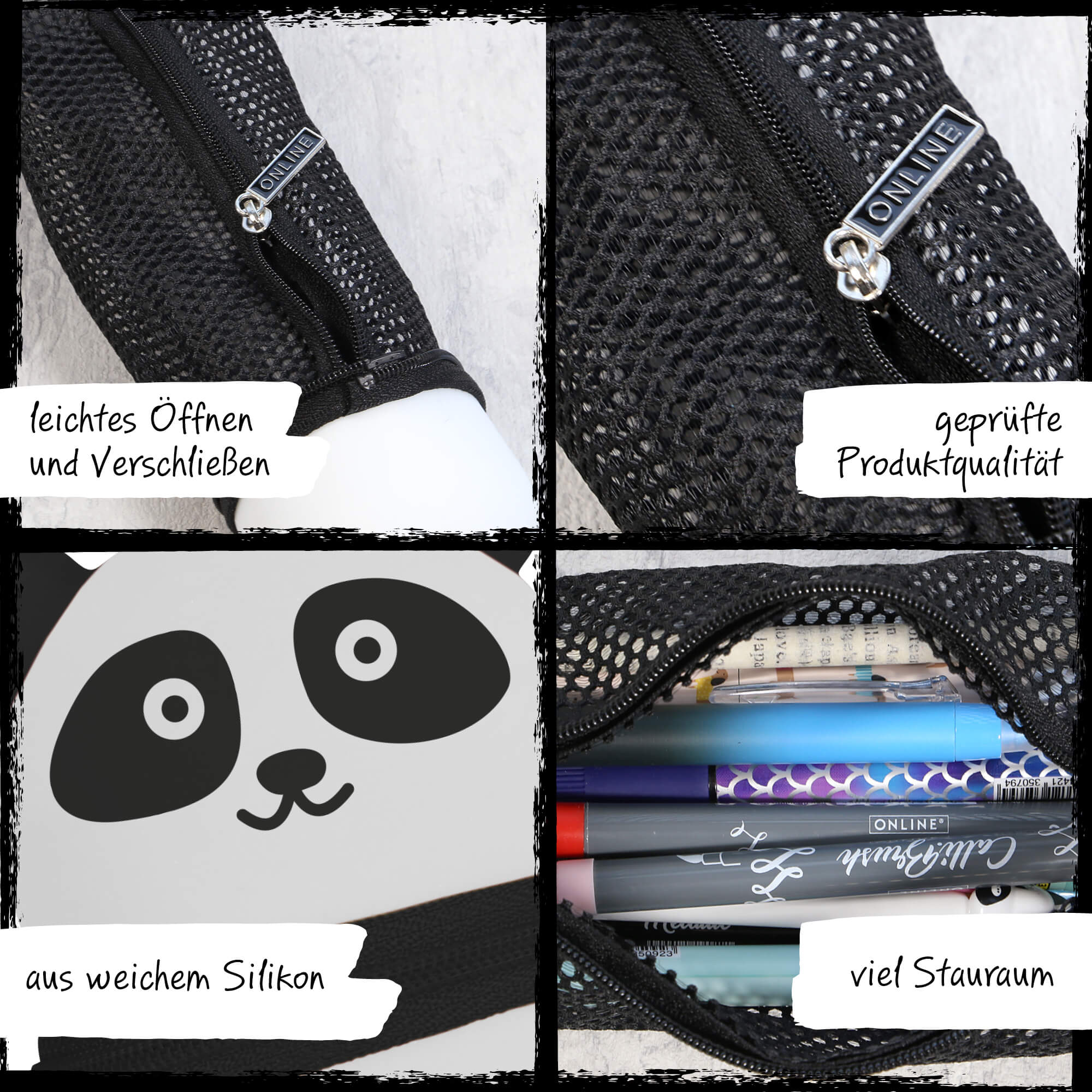 ONLINE Schlamperetui Panda Zip