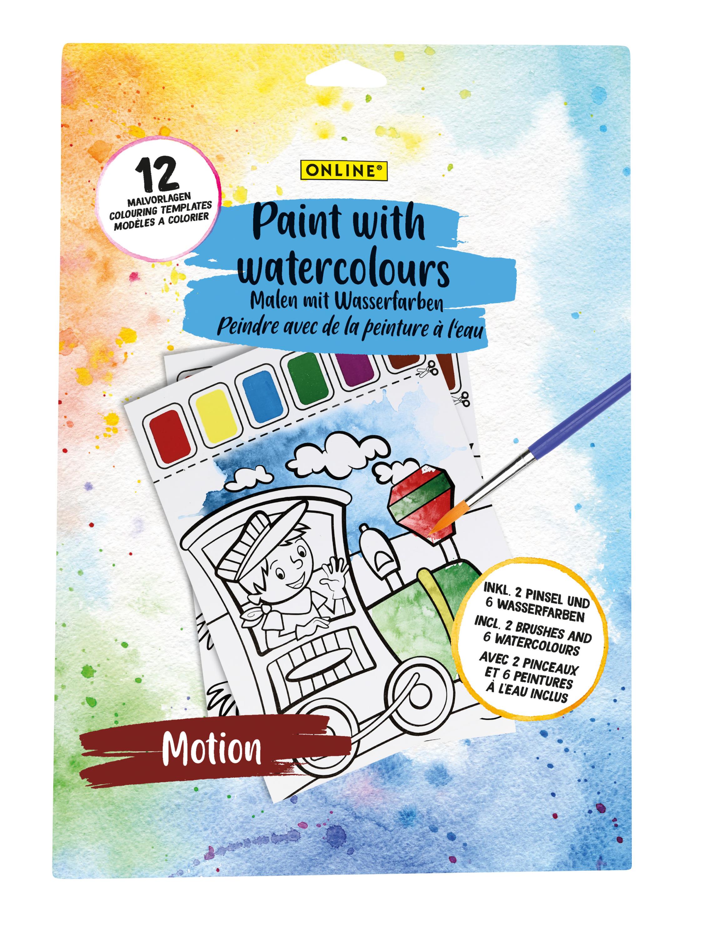Paint With Water Colours Motion