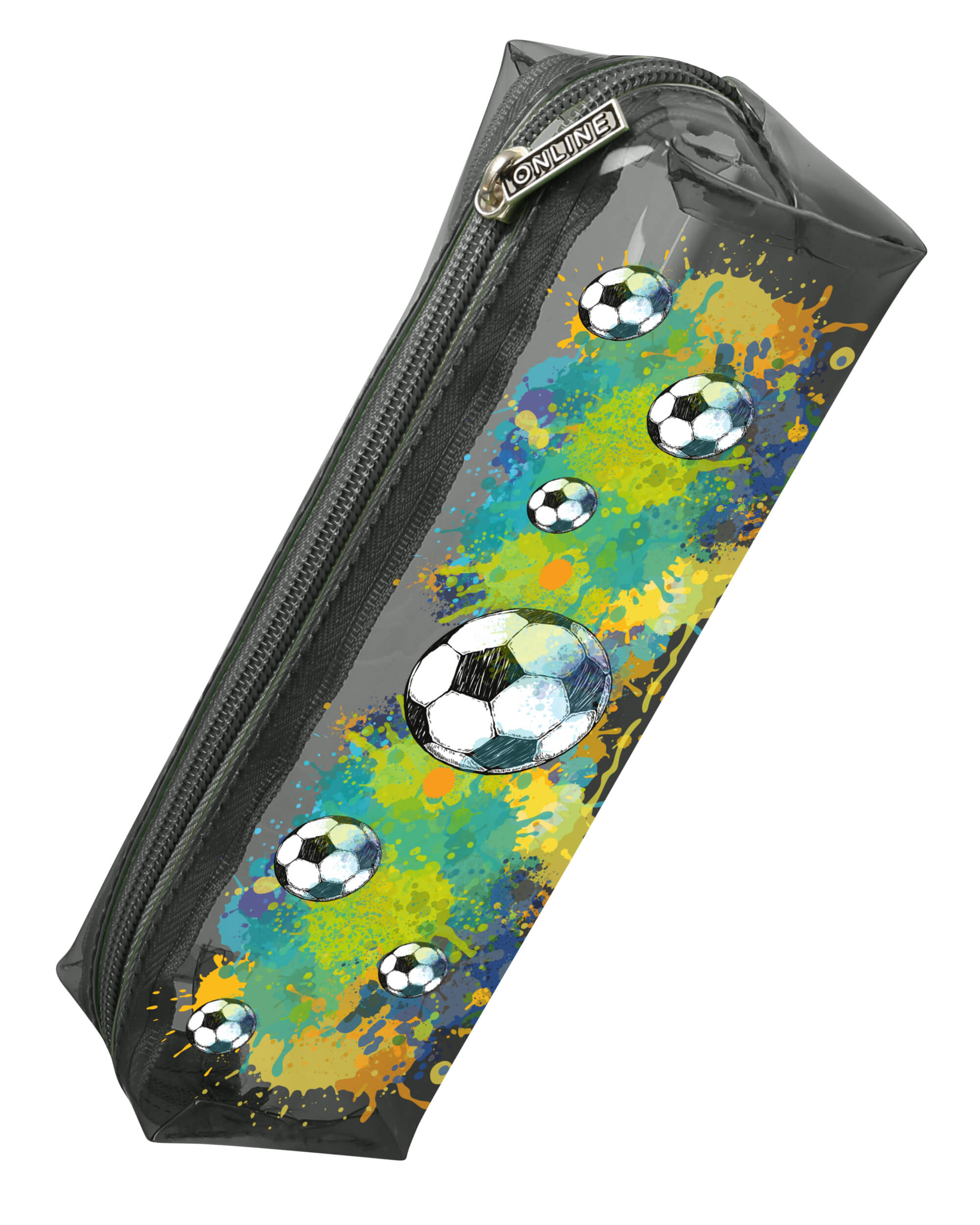 Schlampermäppchen Soccer Transparent