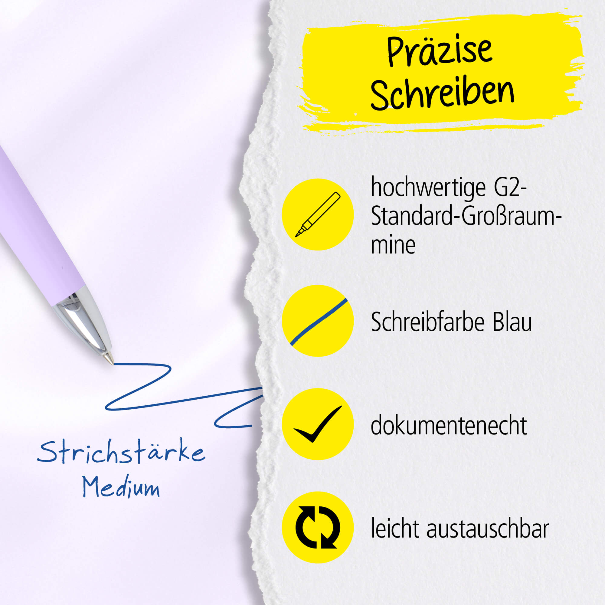 Kugelschreiber Highway Lavender