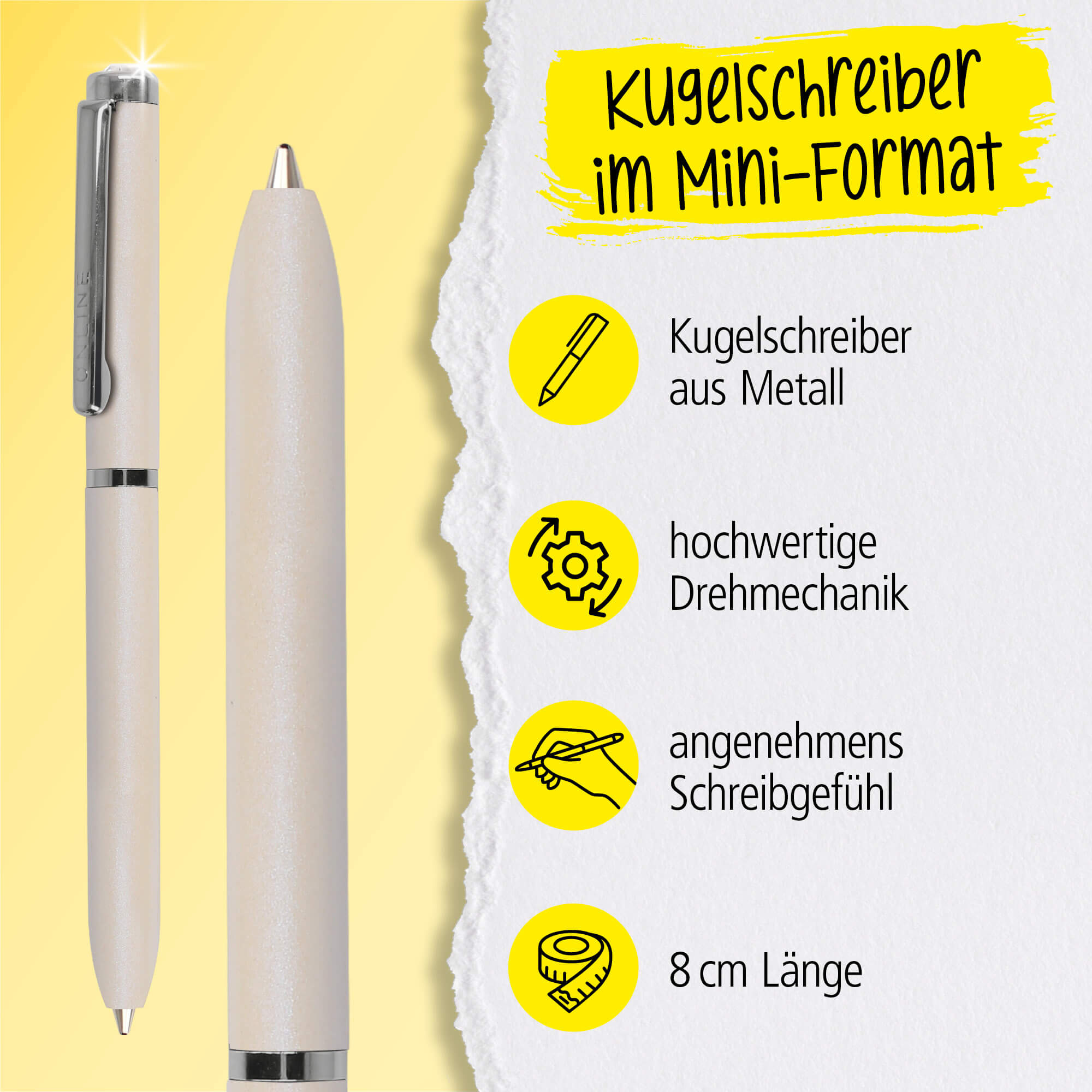 Kugelschreiber Mini Portemonnaie
