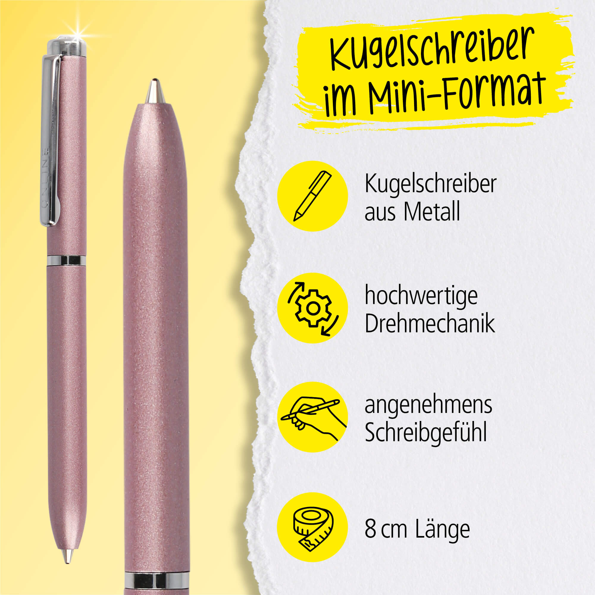 Kugelschreiber Mini Portemonnaie