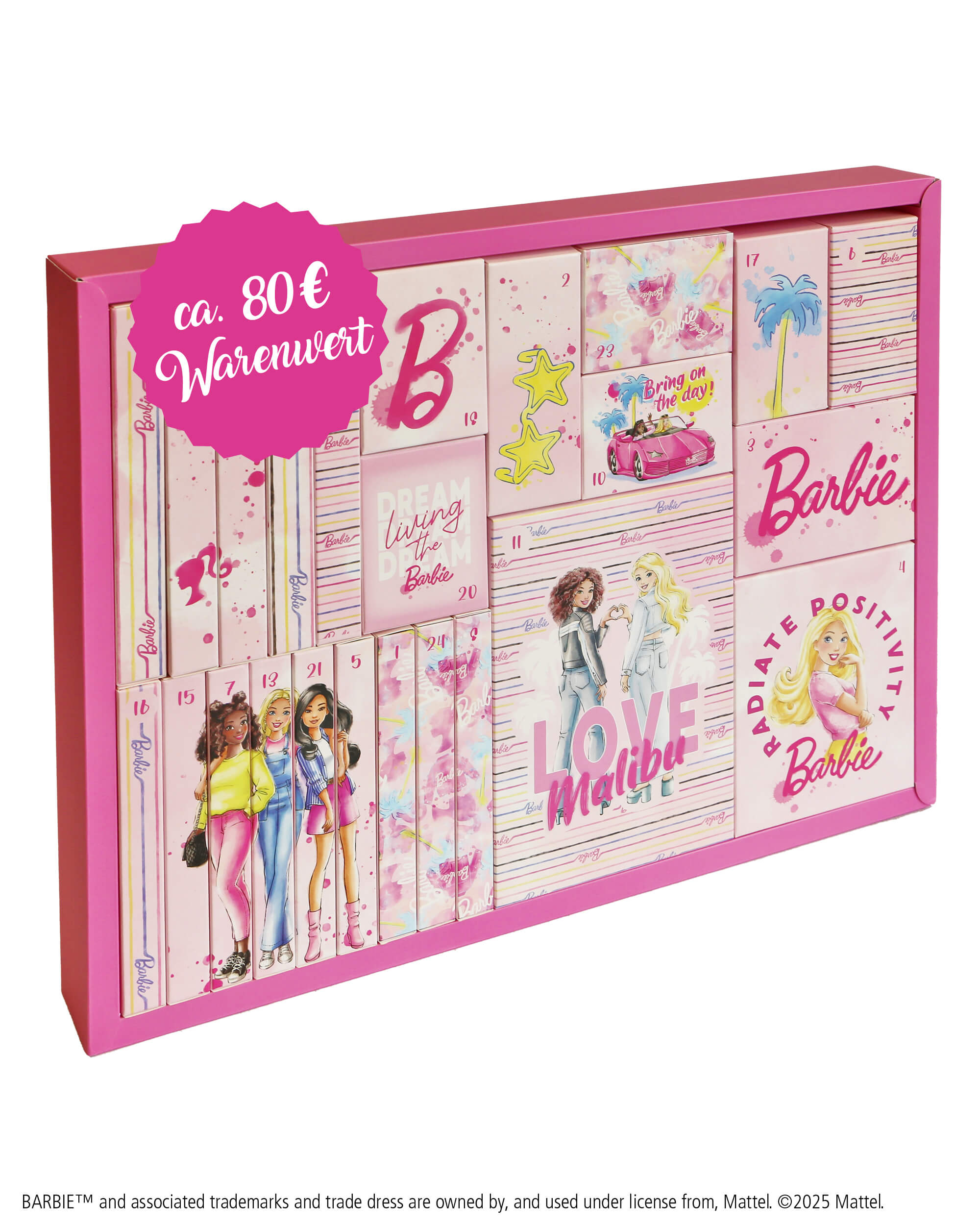 Adventskalender Barbie 2025 Front