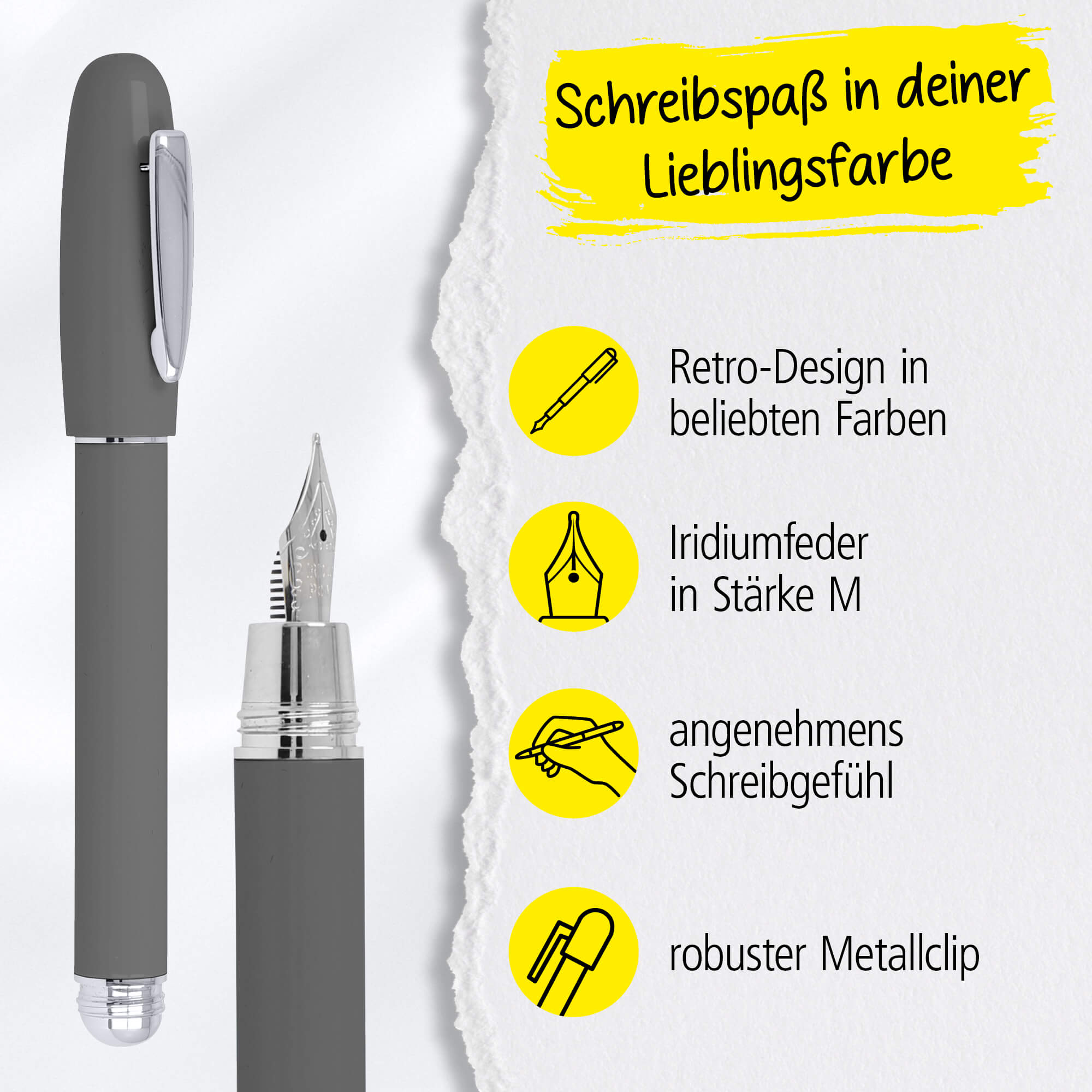 Füllhalter Highway Anthracite