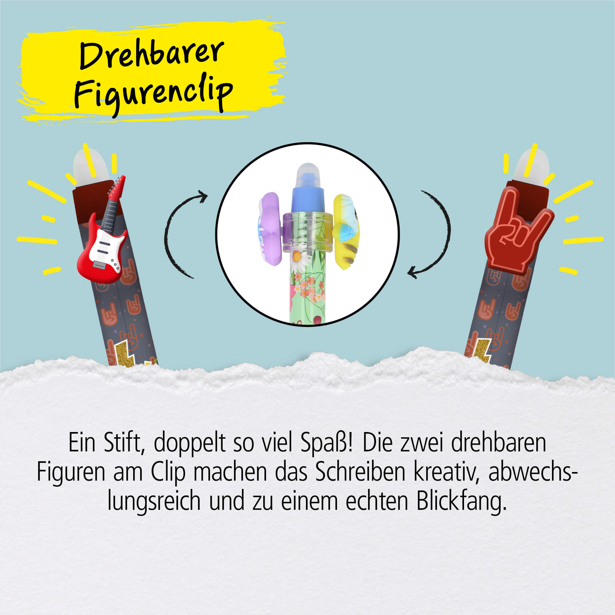 Radierbarer Gelschreiber magiXX Spin Music