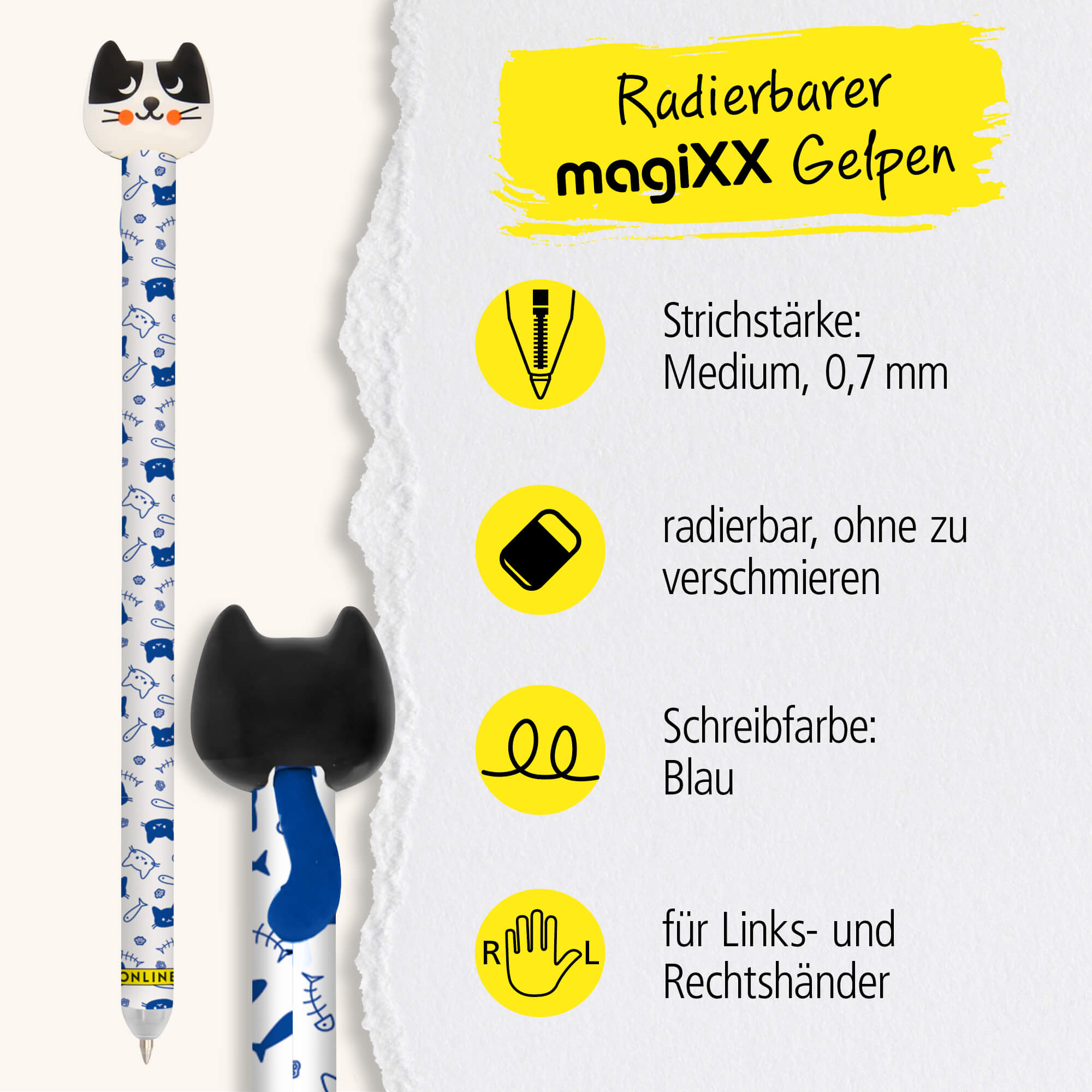 Gelschreiber magiXX Zip Cat World