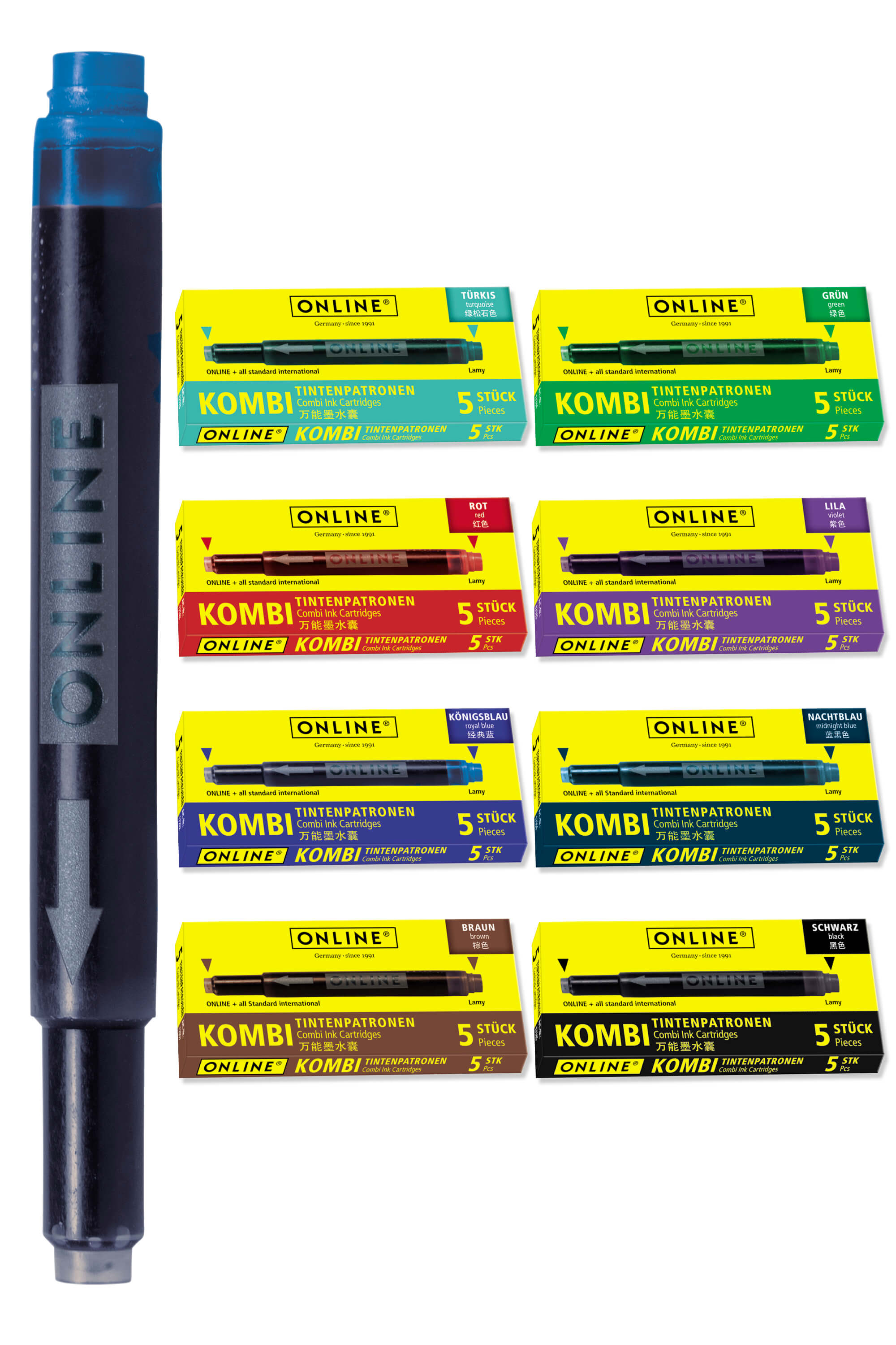 8-pack kombi ink cartridge coloured 8-pack kombi ink cartridge coloured