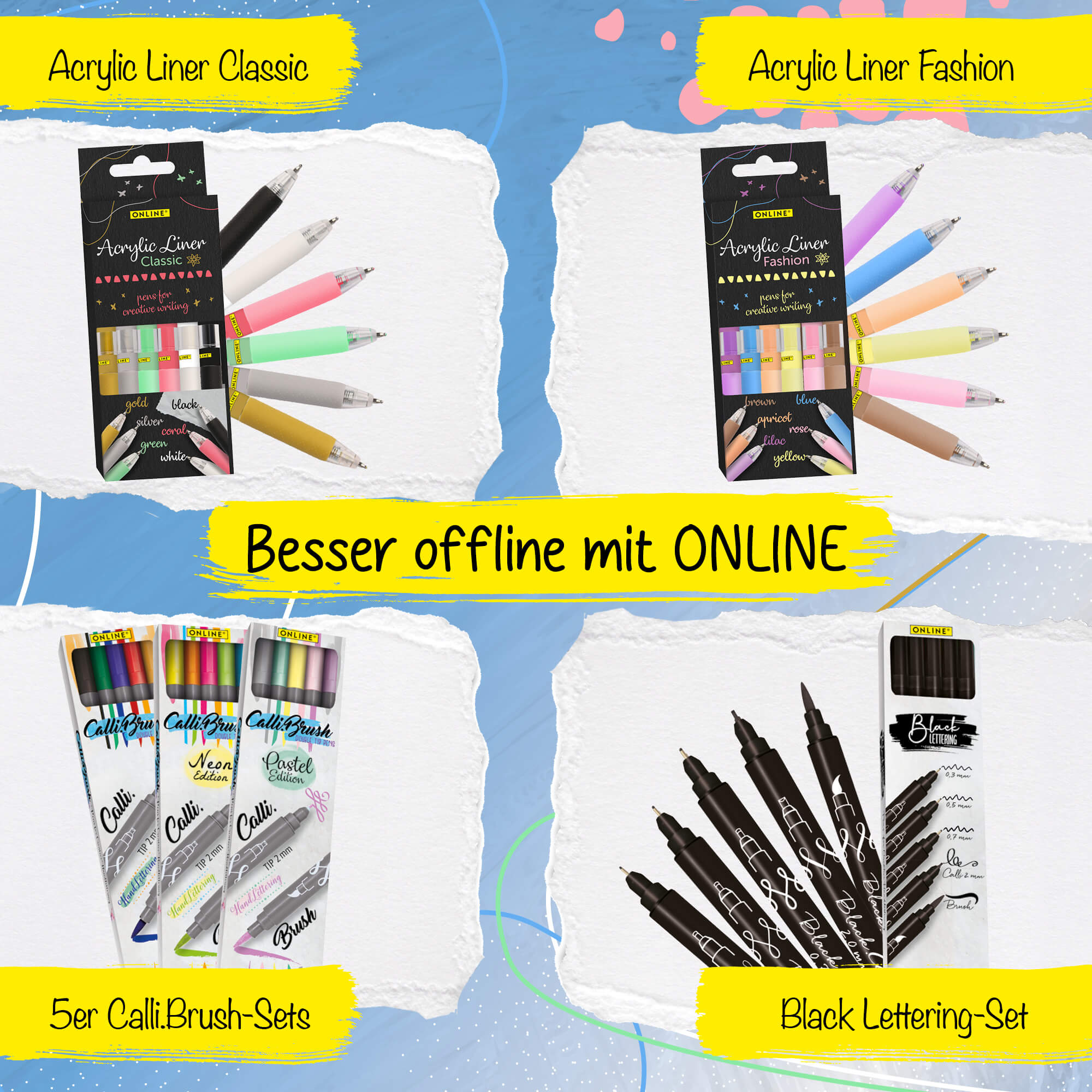 Acrylic Liner Blue